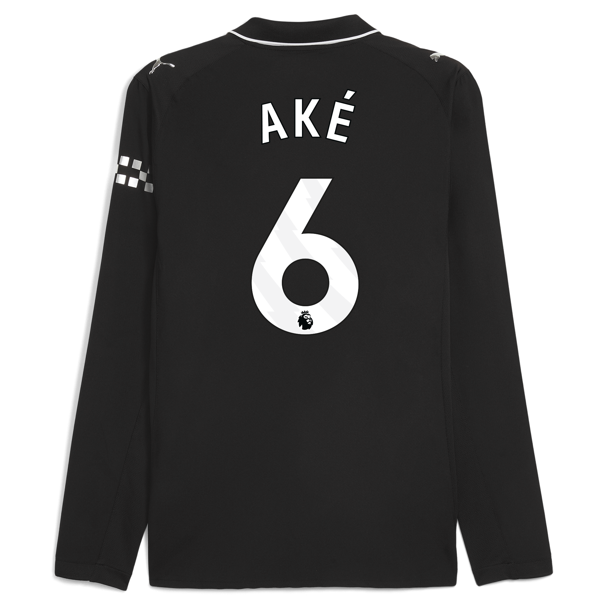Manchester City manchester city away authentic jersey 202526 long sleeve with ake 6 printing Collection - ManchesterCitystore.com