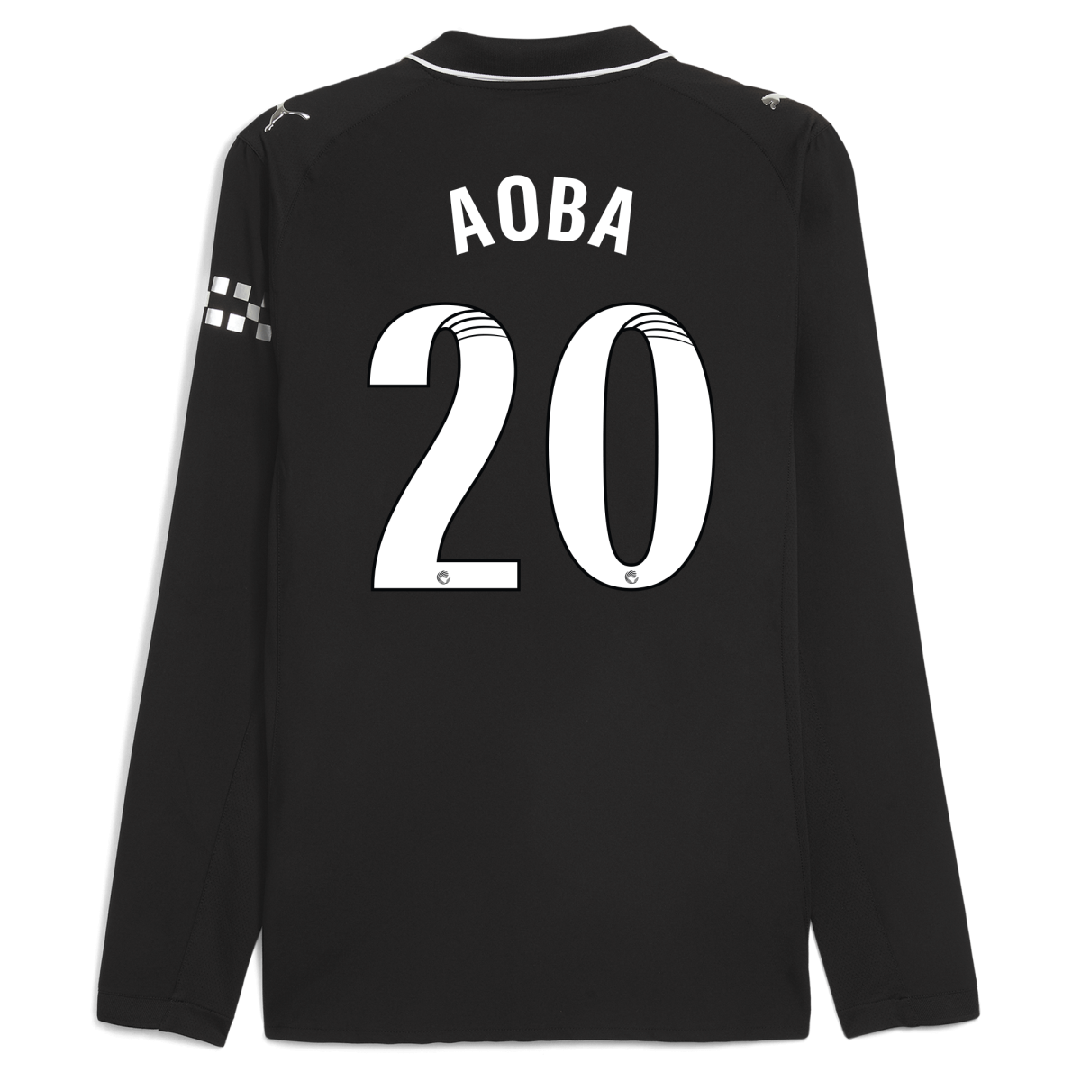 Manchester City manchester city away authentic jersey 202526 long sleeve with aoba 20 printing Collection - ManchesterCitystore.com