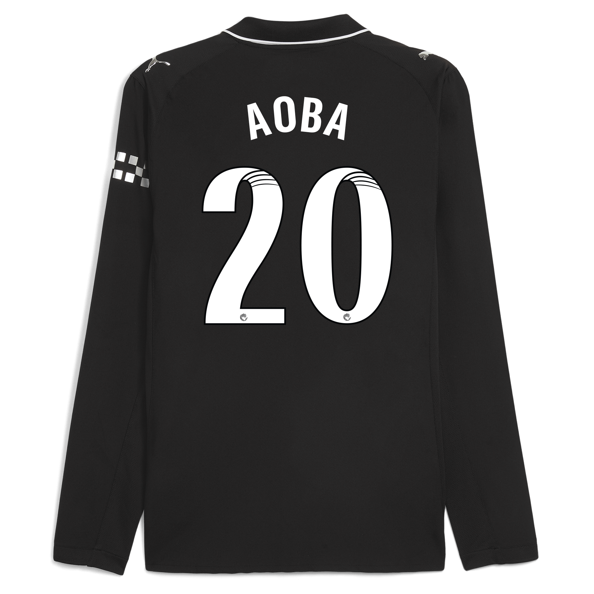 Manchester City manchester city away authentic jersey 202526 long sleeve with aoba 20 printing Collection - ManchesterCitystore.com