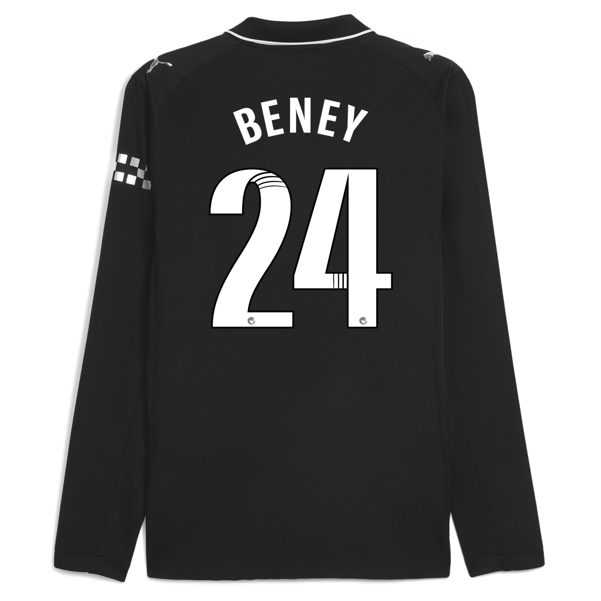 Manchester City manchester city away authentic jersey 202526 long sleeve with beney 24 printing Collection - ManchesterCitystore.com