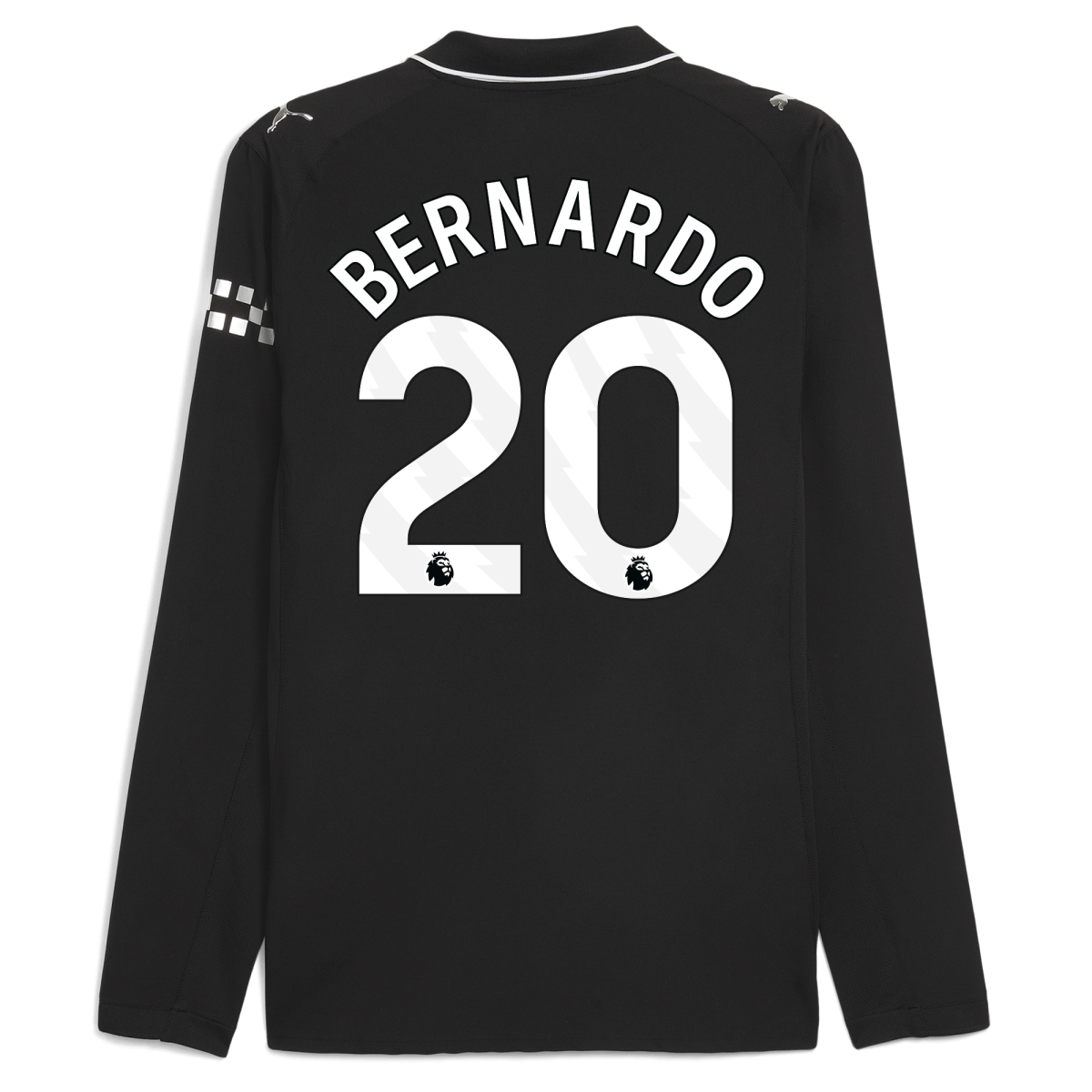 Manchester City manchester city away authentic jersey 202526 long sleeve with bernardo 20 printing Collection - ManchesterCitystore.com