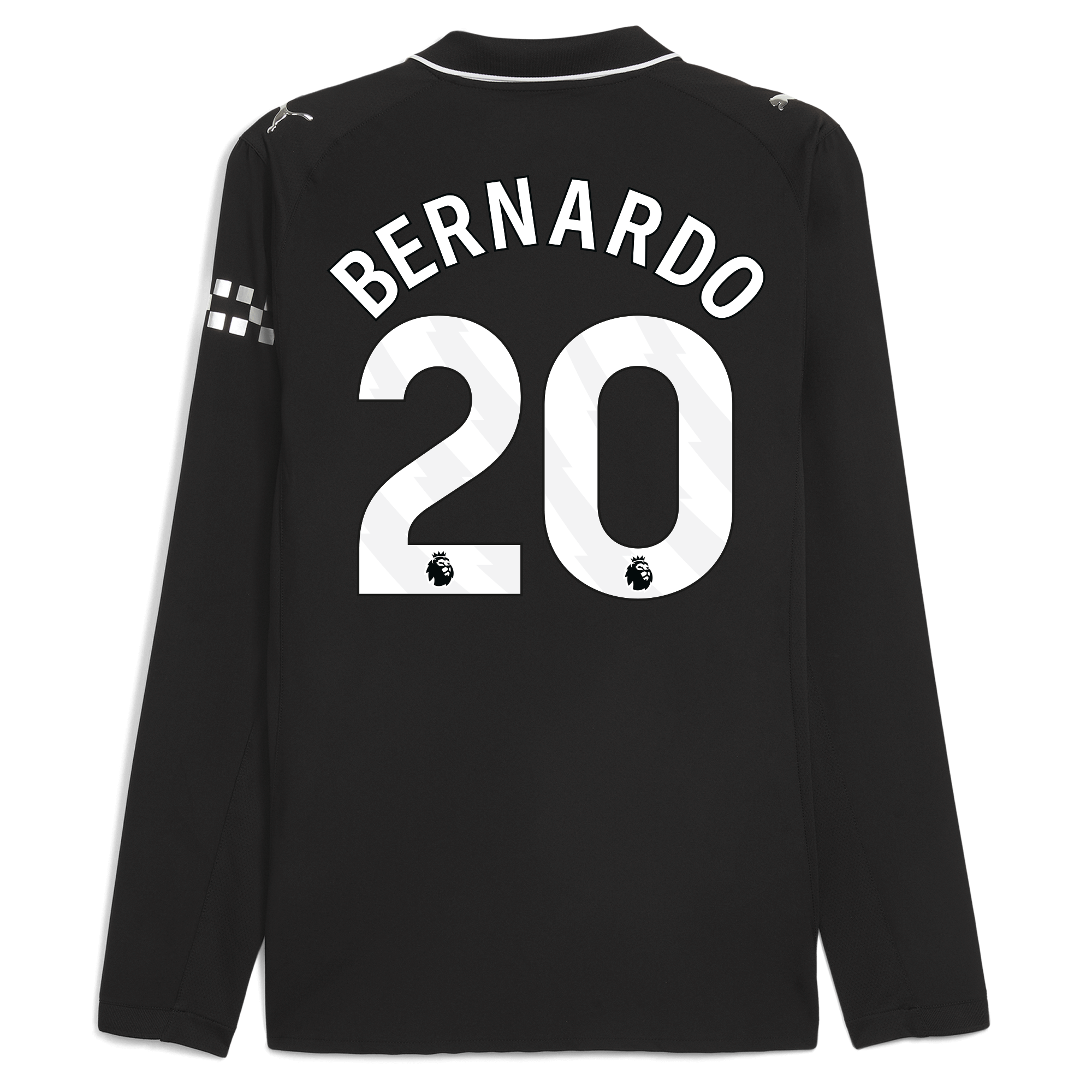 Manchester City manchester city away authentic jersey 202526 long sleeve with bernardo 20 printing Collection - ManchesterCitystore.com