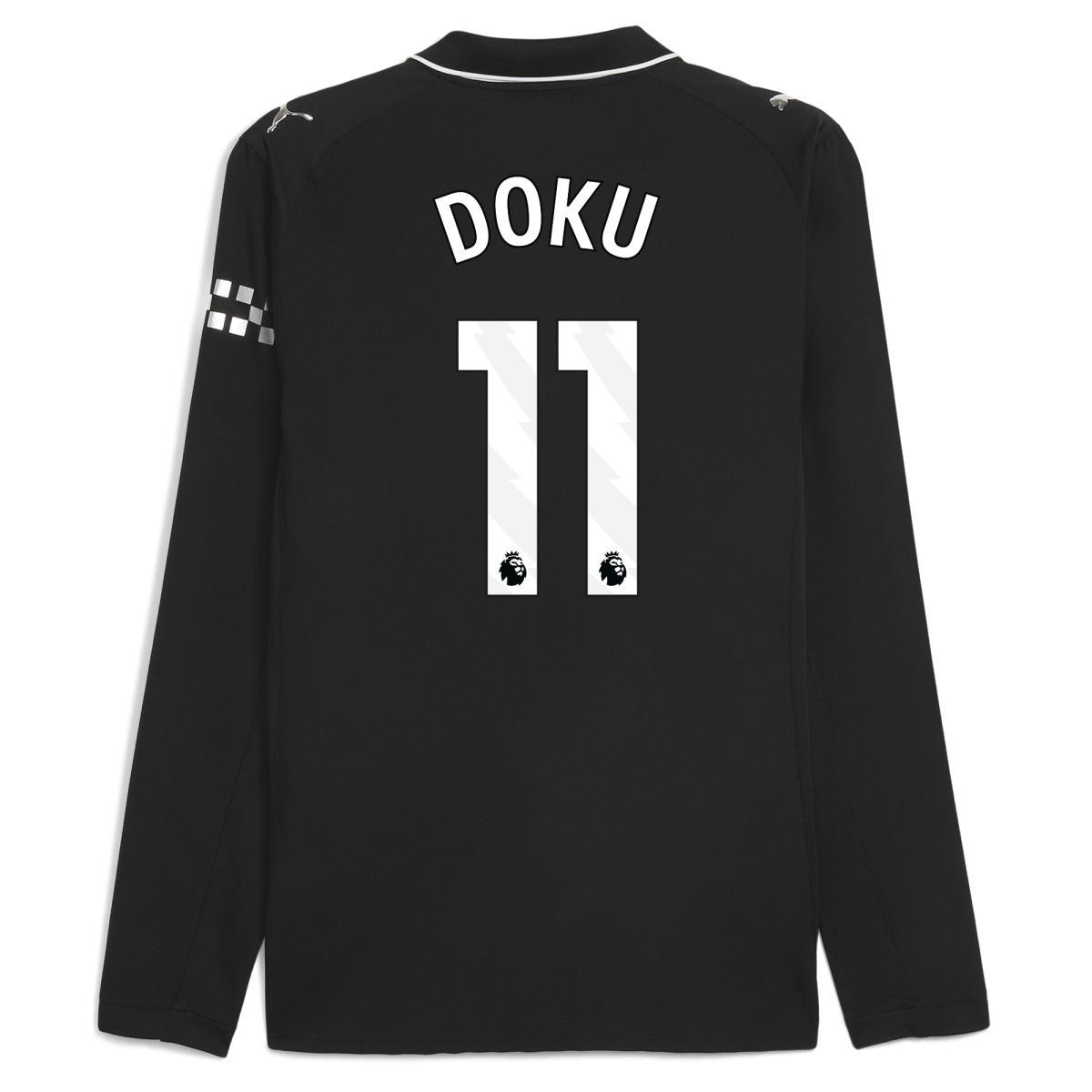 Manchester City manchester city away authentic jersey 202526 long sleeve with doku 11 printing Collection - ManchesterCitystore.com