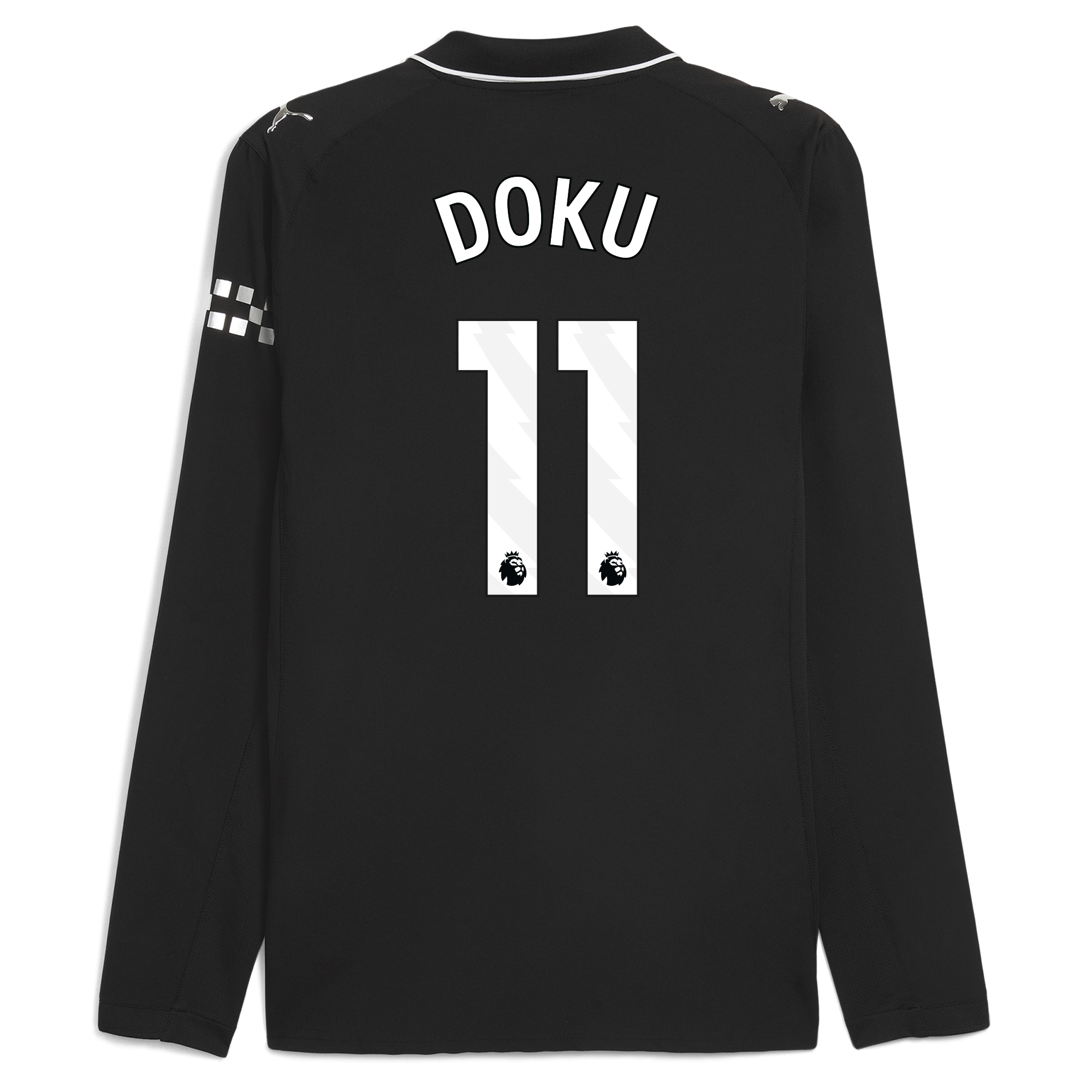 Manchester City manchester city away authentic jersey 202526 long sleeve with doku 11 printing Collection - ManchesterCitystore.com