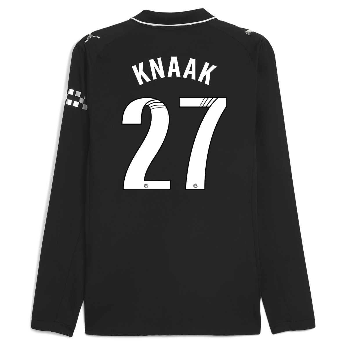 Manchester City manchester city away authentic jersey 202526 long sleeve with knaak 27 printing Collection - ManchesterCitystore.com