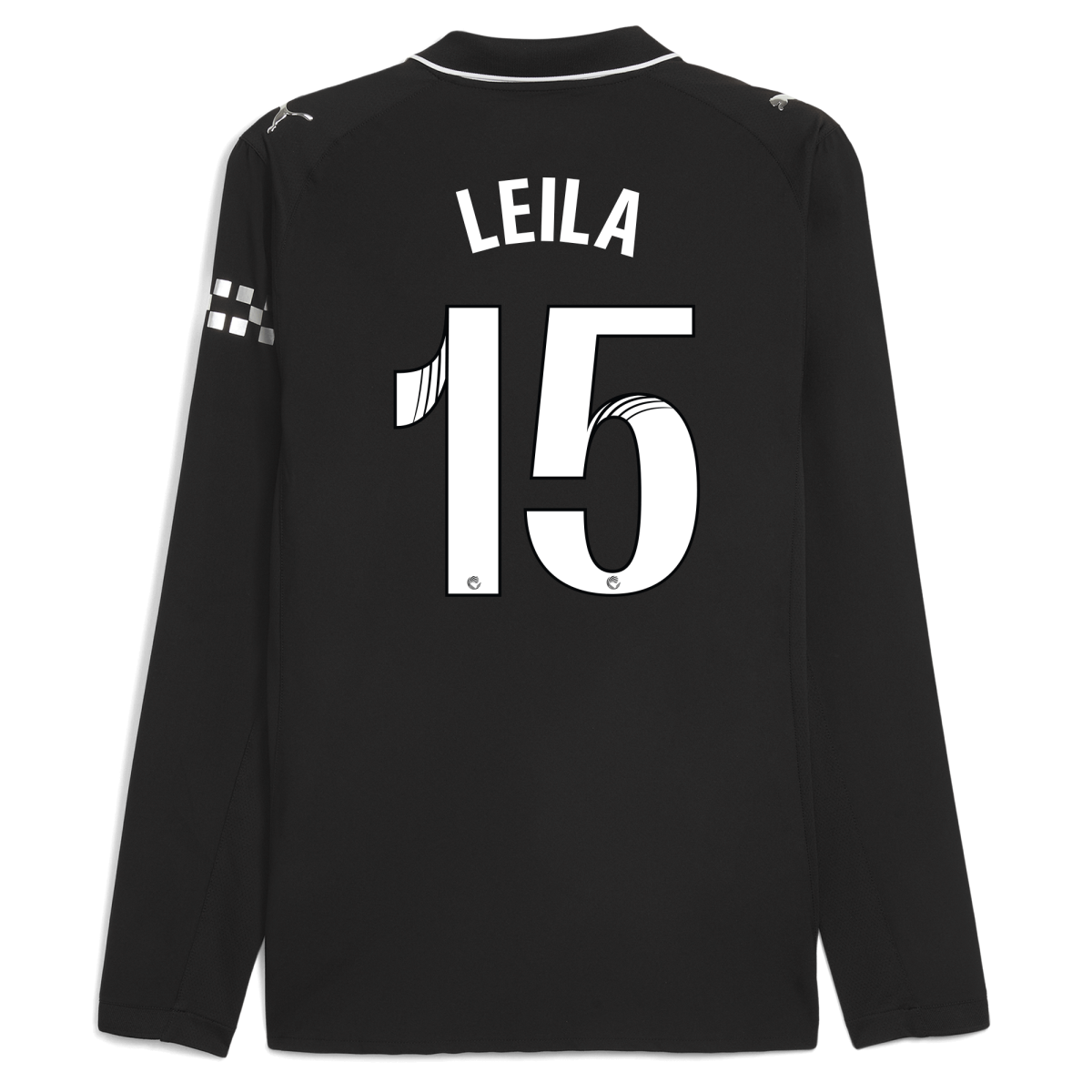 Manchester City manchester city away authentic jersey 202526 long sleeve with leila 15 printing Collection - ManchesterCitystore.com