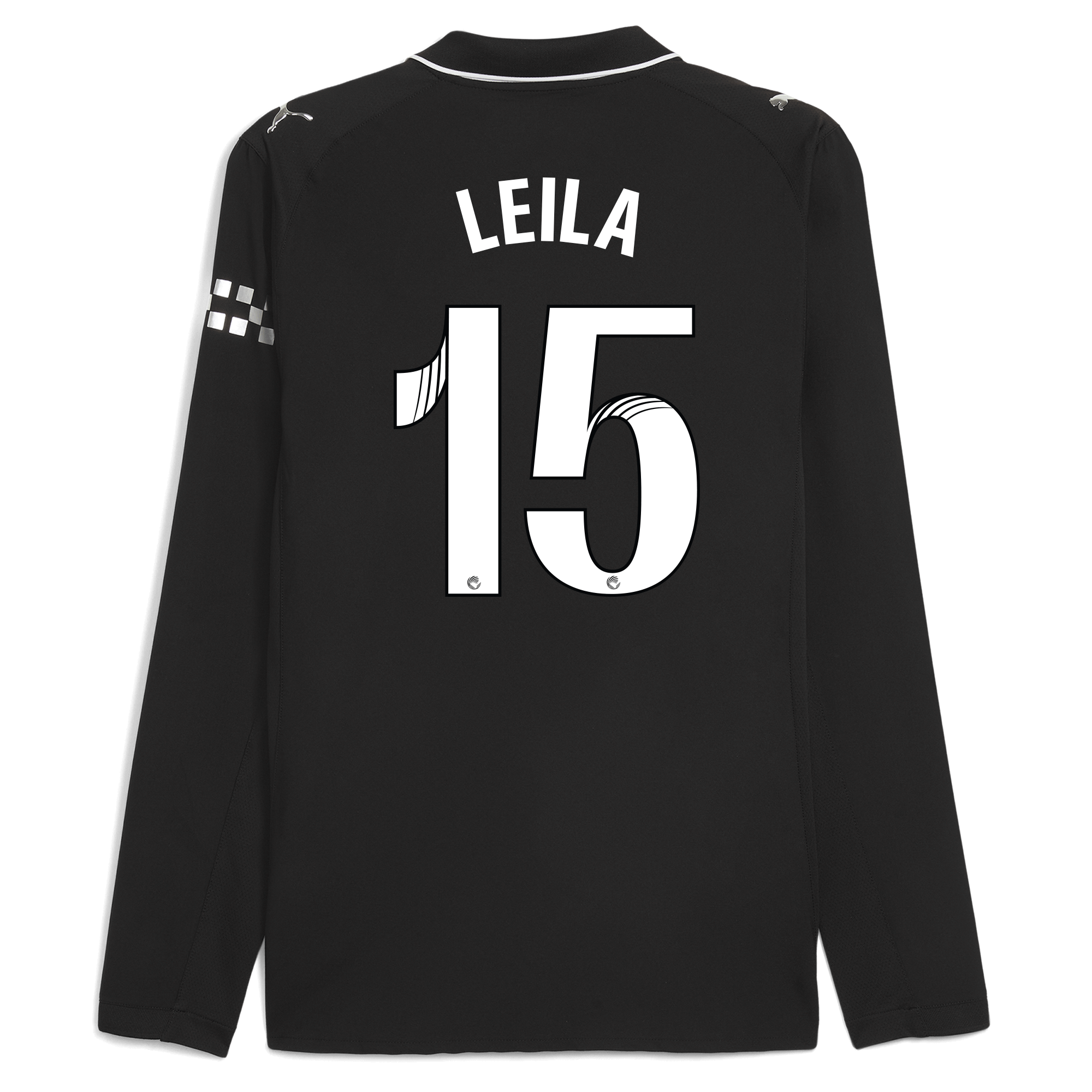 Manchester City manchester city away authentic jersey 202526 long sleeve with leila 15 printing Collection - ManchesterCitystore.com