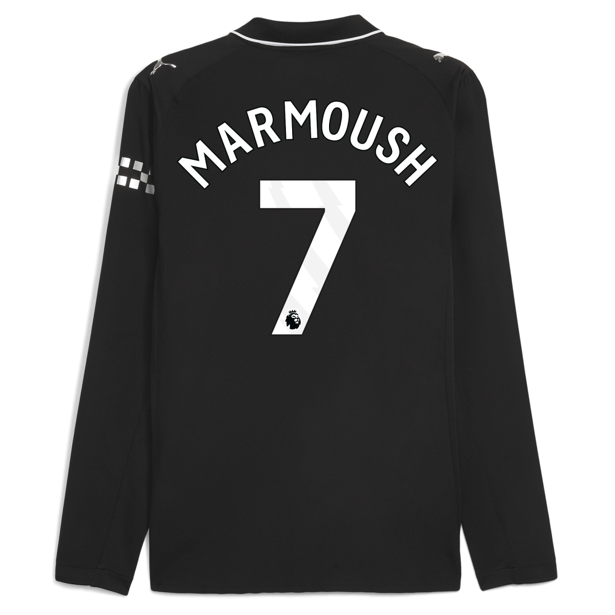 Manchester City manchester city away authentic jersey 202526 long sleeve with marmoush 7 printing Collection - ManchesterCitystore.com