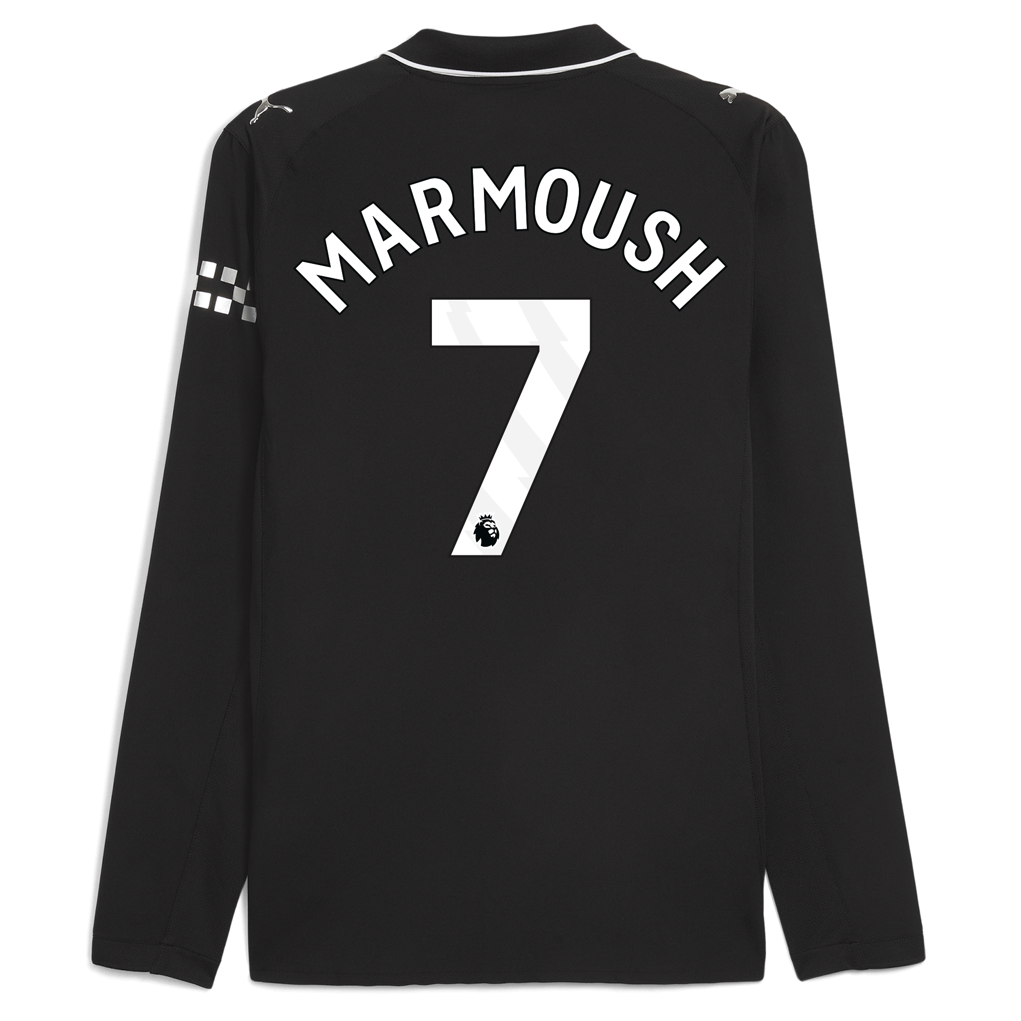 Manchester City manchester city away authentic jersey 202526 long sleeve with marmoush 7 printing Collection - ManchesterCitystore.com