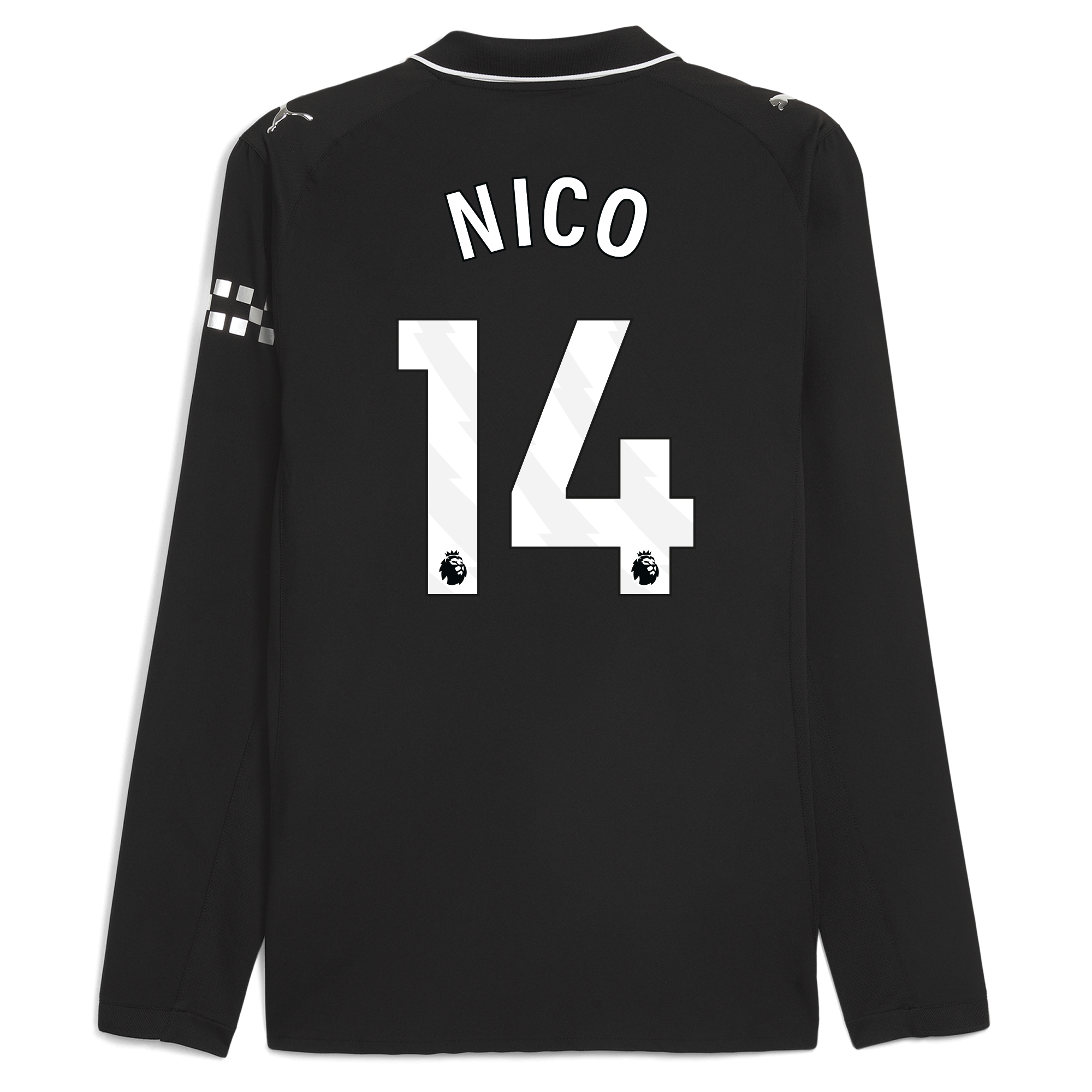 Manchester City manchester city away authentic jersey 202526 long sleeve with nico 14 printing Collection - ManchesterCitystore.com