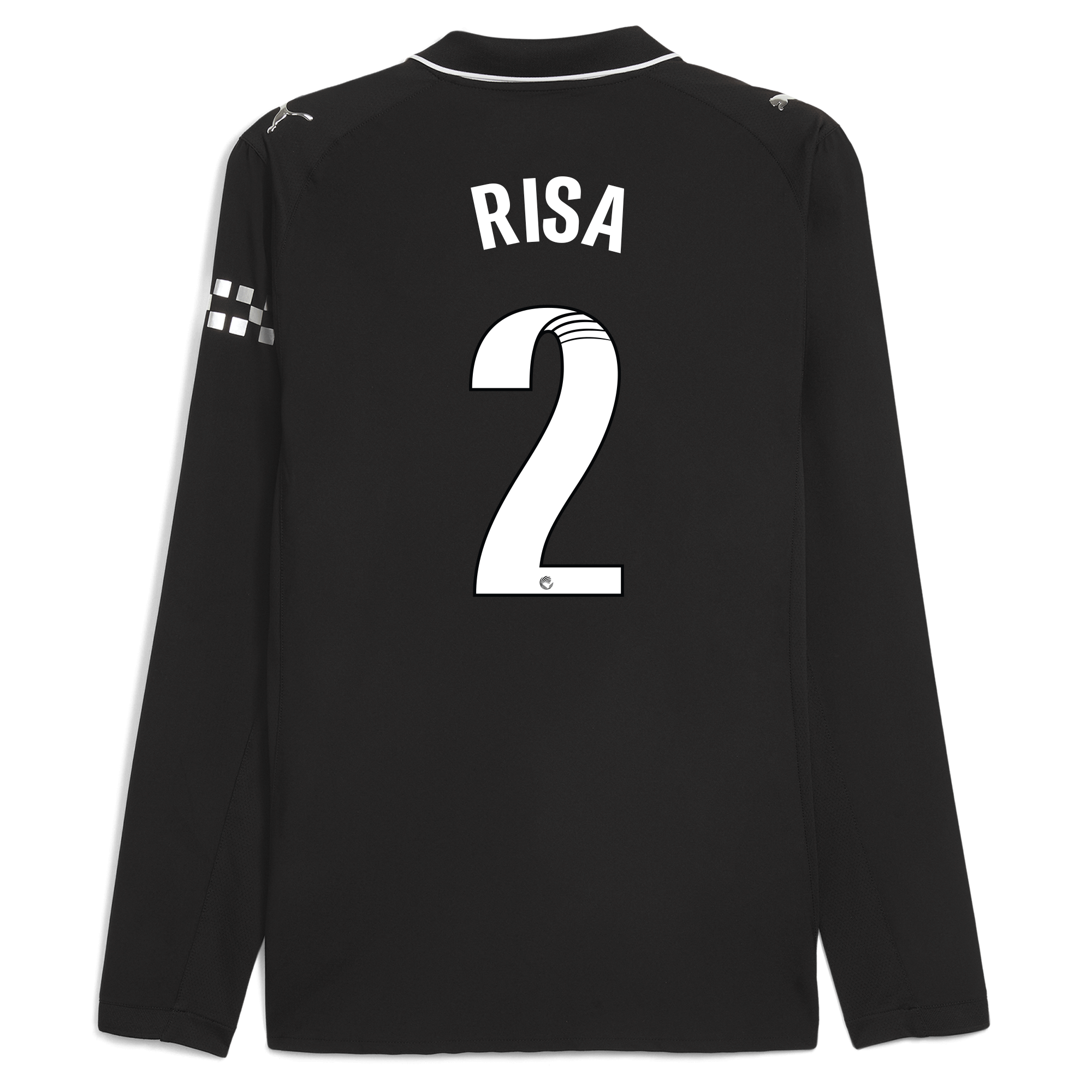 Manchester City manchester city away authentic jersey 202526 long sleeve with risa 2 printing Collection - ManchesterCitystore.com