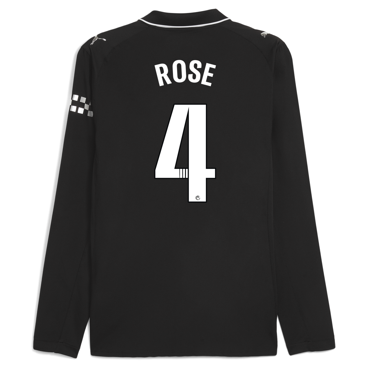 Manchester City manchester city away authentic jersey 202526 long sleeve with rose 4 printing Collection - ManchesterCitystore.com