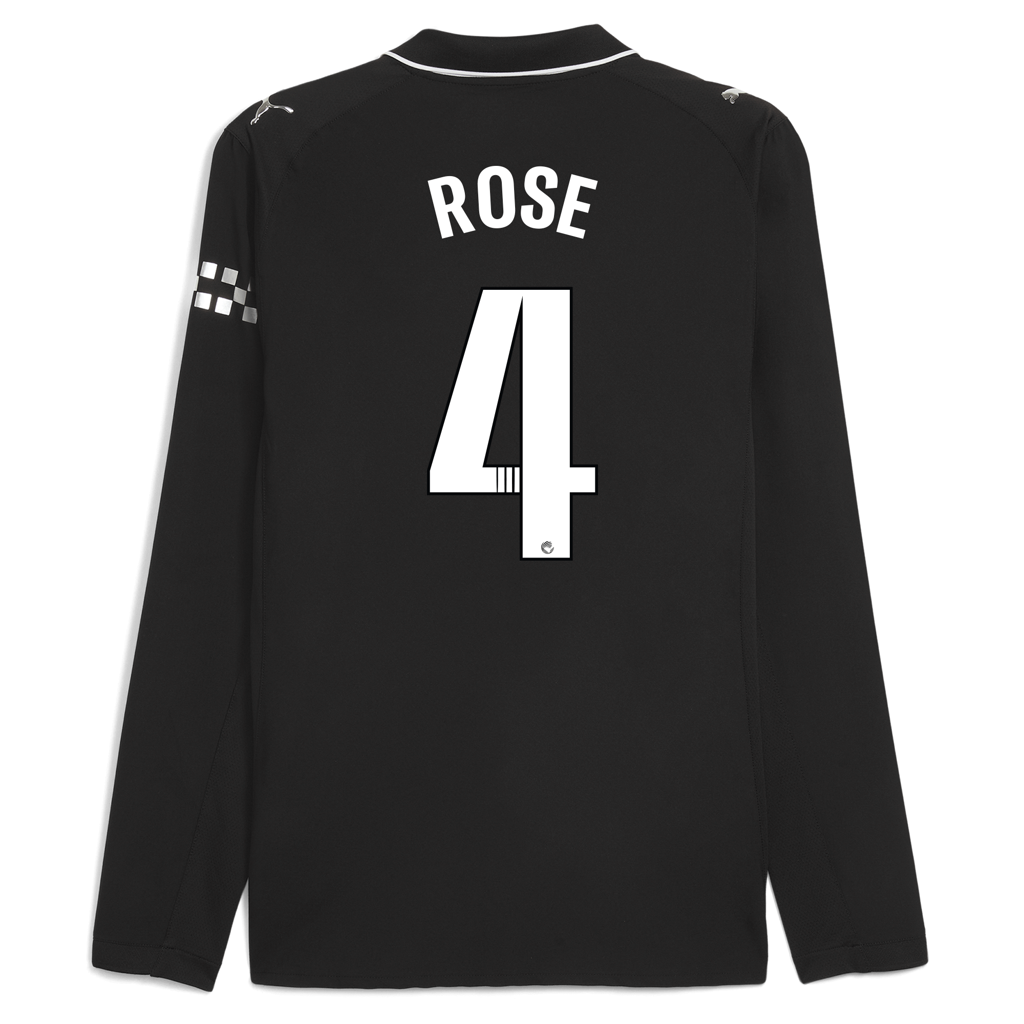 Manchester City manchester city away authentic jersey 202526 long sleeve with rose 4 printing Collection - ManchesterCitystore.com