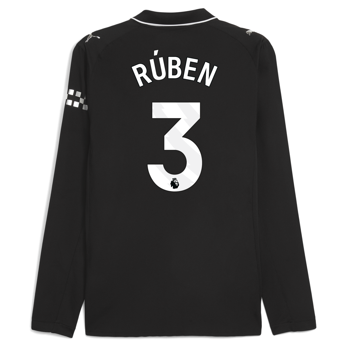 Manchester City manchester city away authentic jersey 202526 long sleeve with ruben 3 printing Collection - ManchesterCitystore.com
