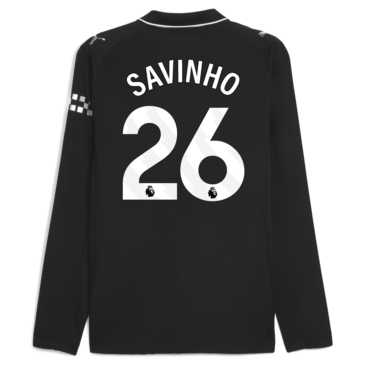 Manchester City manchester city away authentic jersey 202526 long sleeve with savinho 26 printing Collection - ManchesterCitystore.com