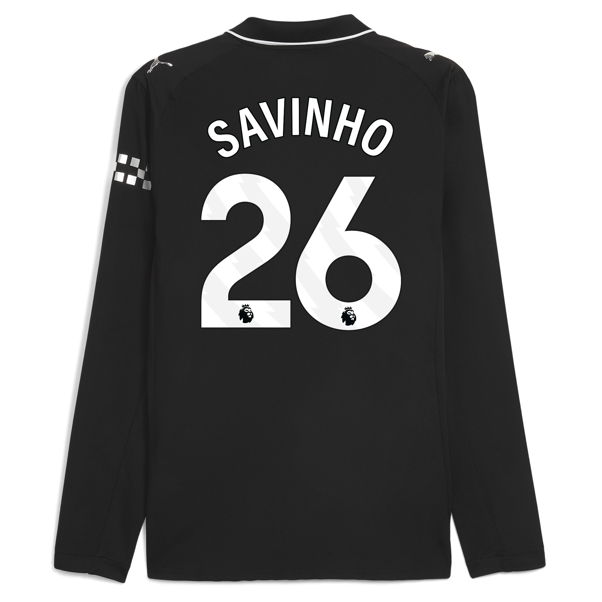 Manchester City manchester city away authentic jersey 202526 long sleeve with savinho 26 printing Collection - ManchesterCitystore.com