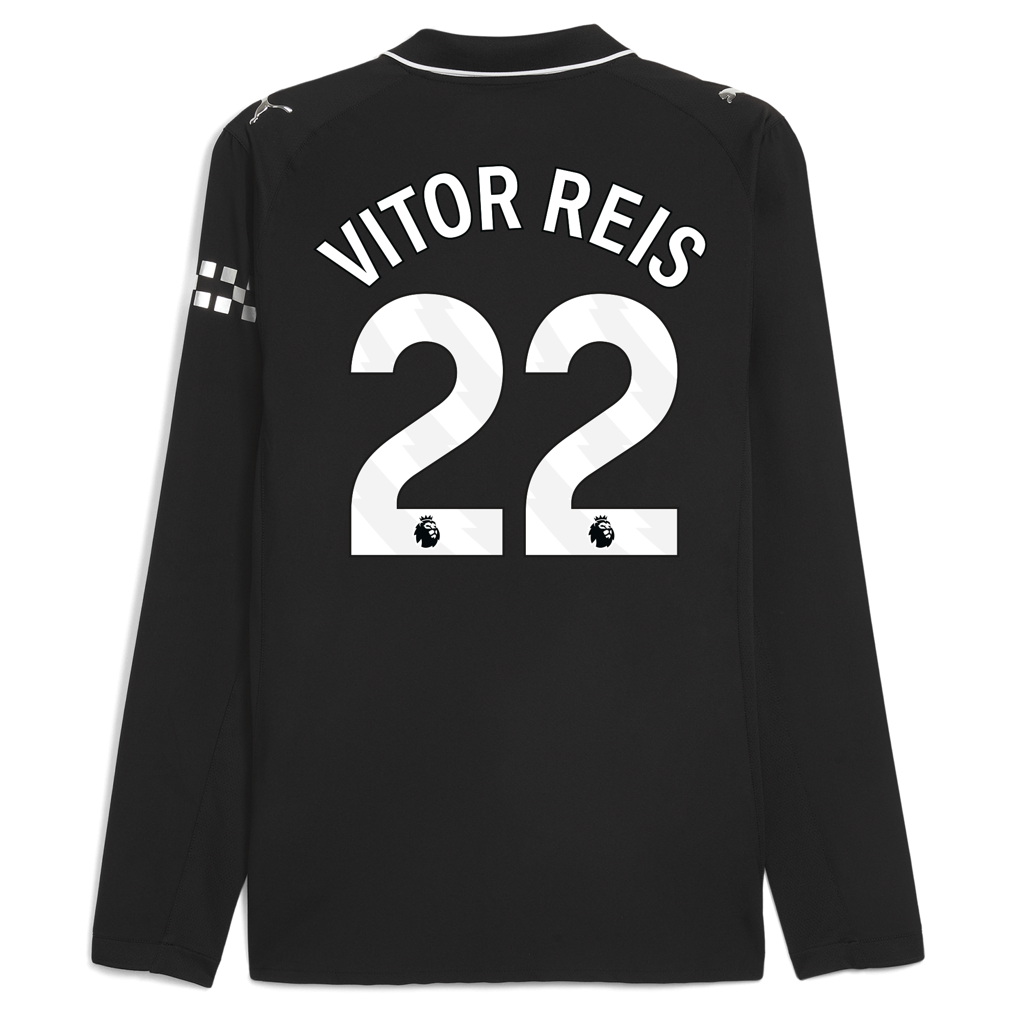 Manchester City manchester city away authentic jersey 202526 long sleeve with vitor reis 22 printing Collection - ManchesterCitystore.com