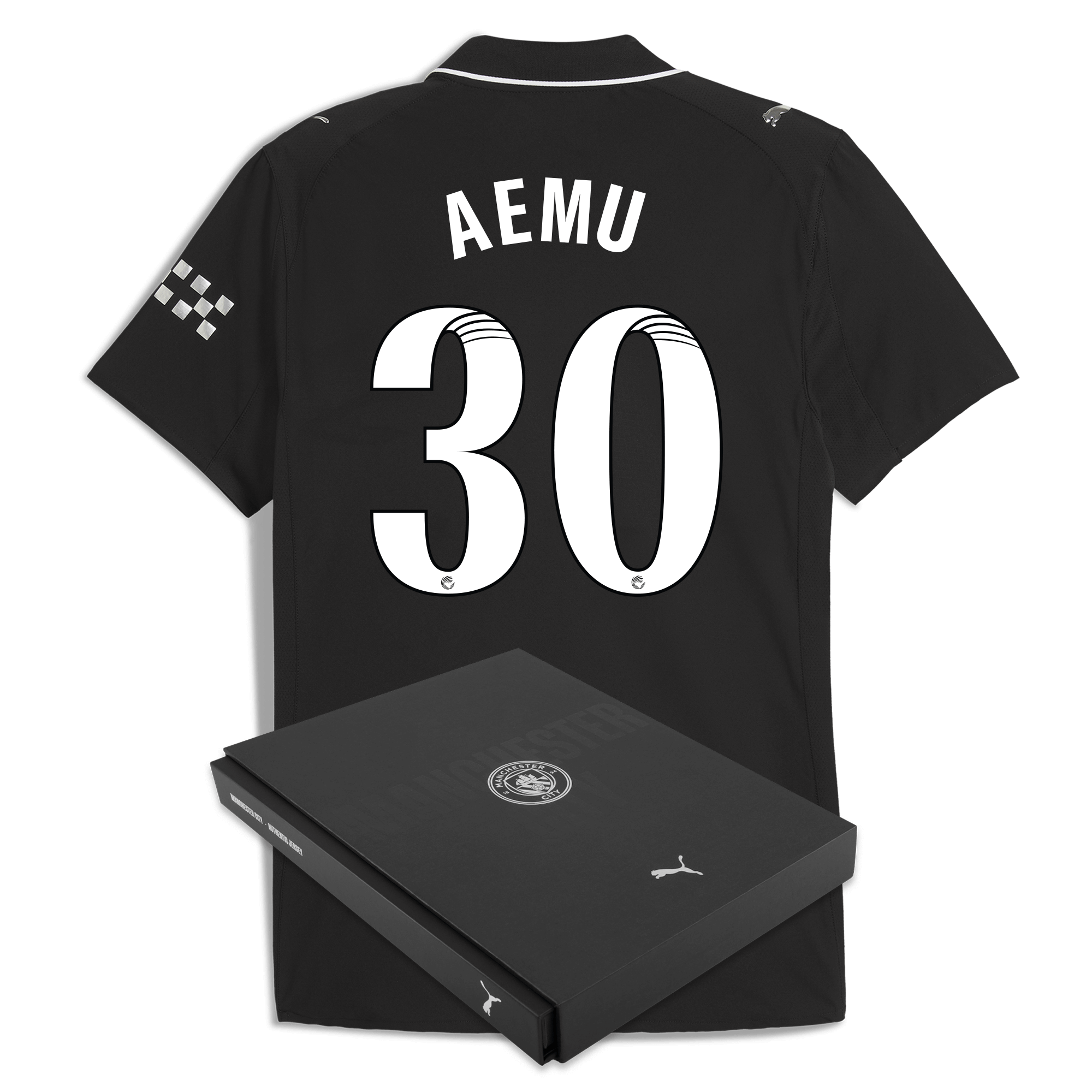 Manchester City manchester city away authentic jersey 202526 with aemu 30 printing in gift box Collection - ManchesterCitystore.com