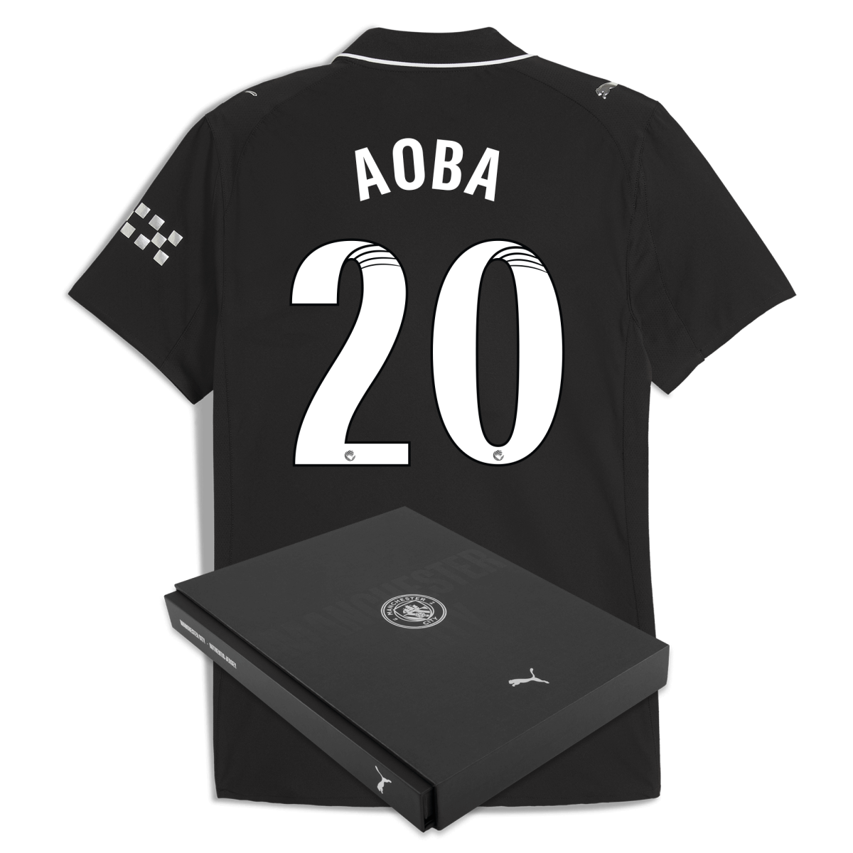 Manchester City manchester city away authentic jersey 202526 with aoba 20 printing in gift box Collection - ManchesterCitystore.com