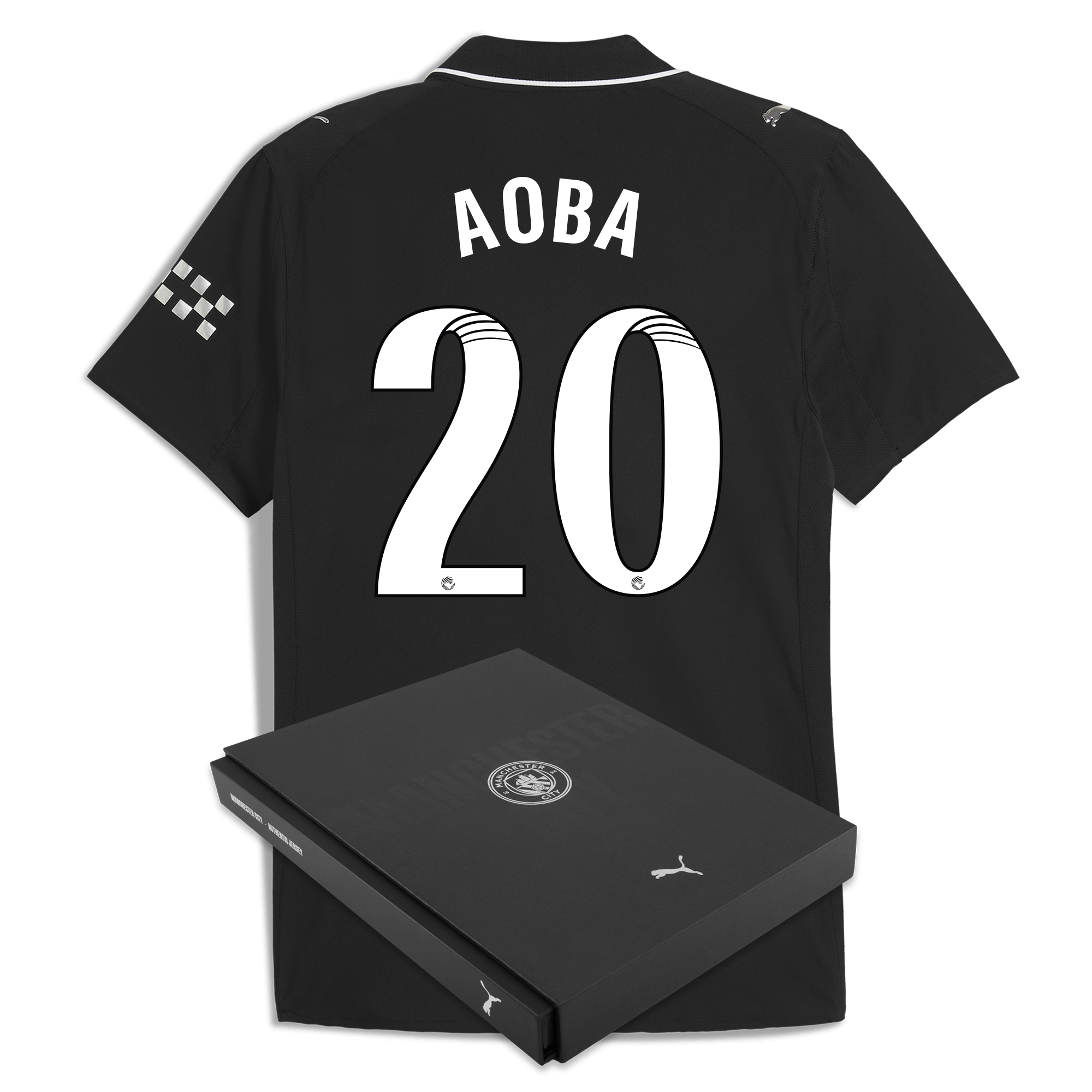 Manchester City manchester city away authentic jersey 202526 with aoba 20 printing in gift box Collection - ManchesterCitystore.com
