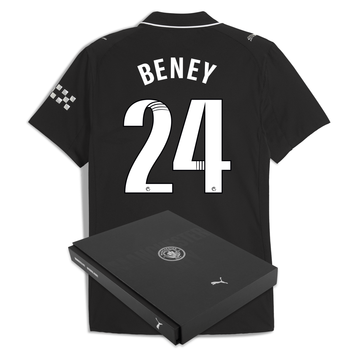 Manchester City manchester city away authentic jersey 202526 with beney 24 printing in gift box Collection - ManchesterCitystore.com