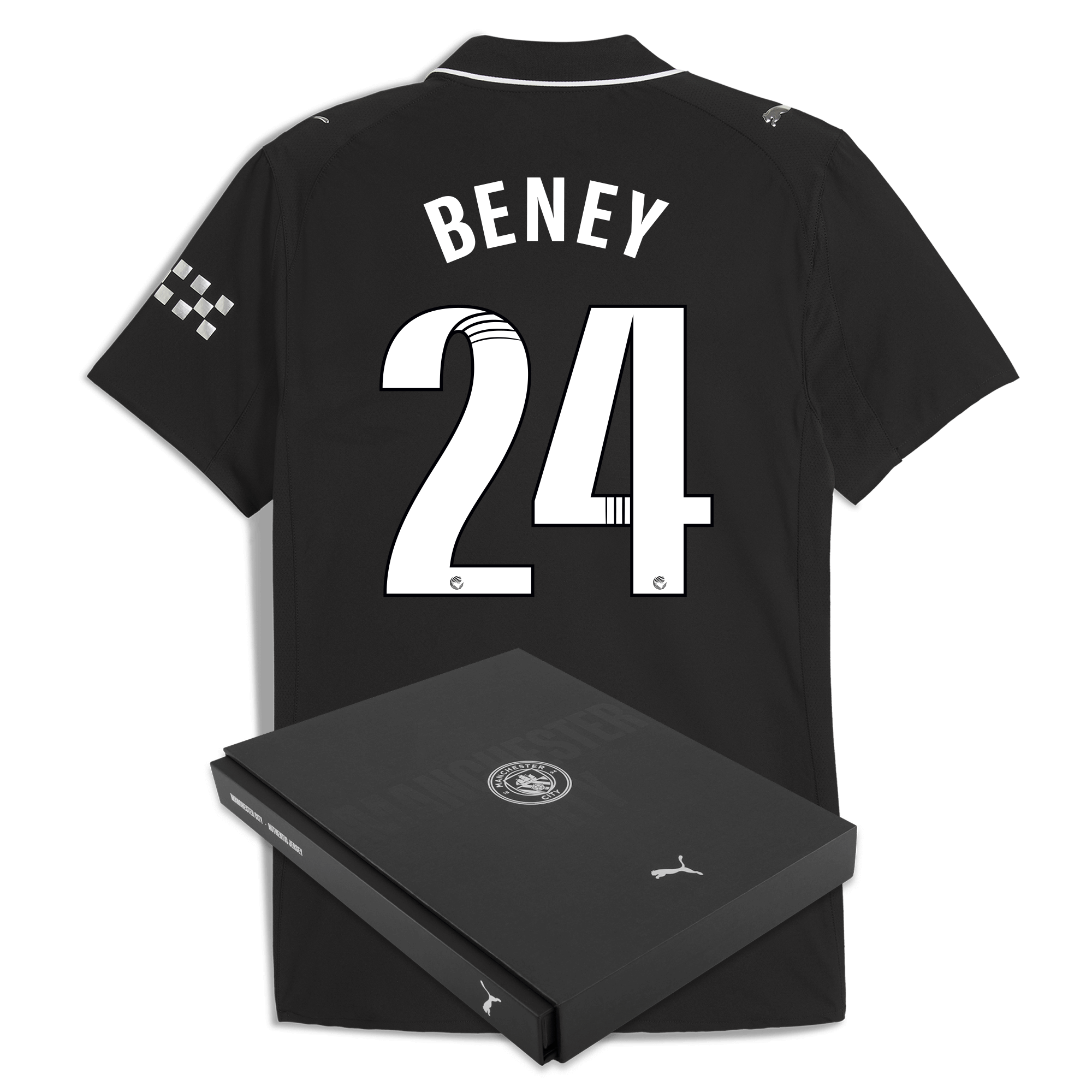 Manchester City manchester city away authentic jersey 202526 with beney 24 printing in gift box Collection - ManchesterCitystore.com