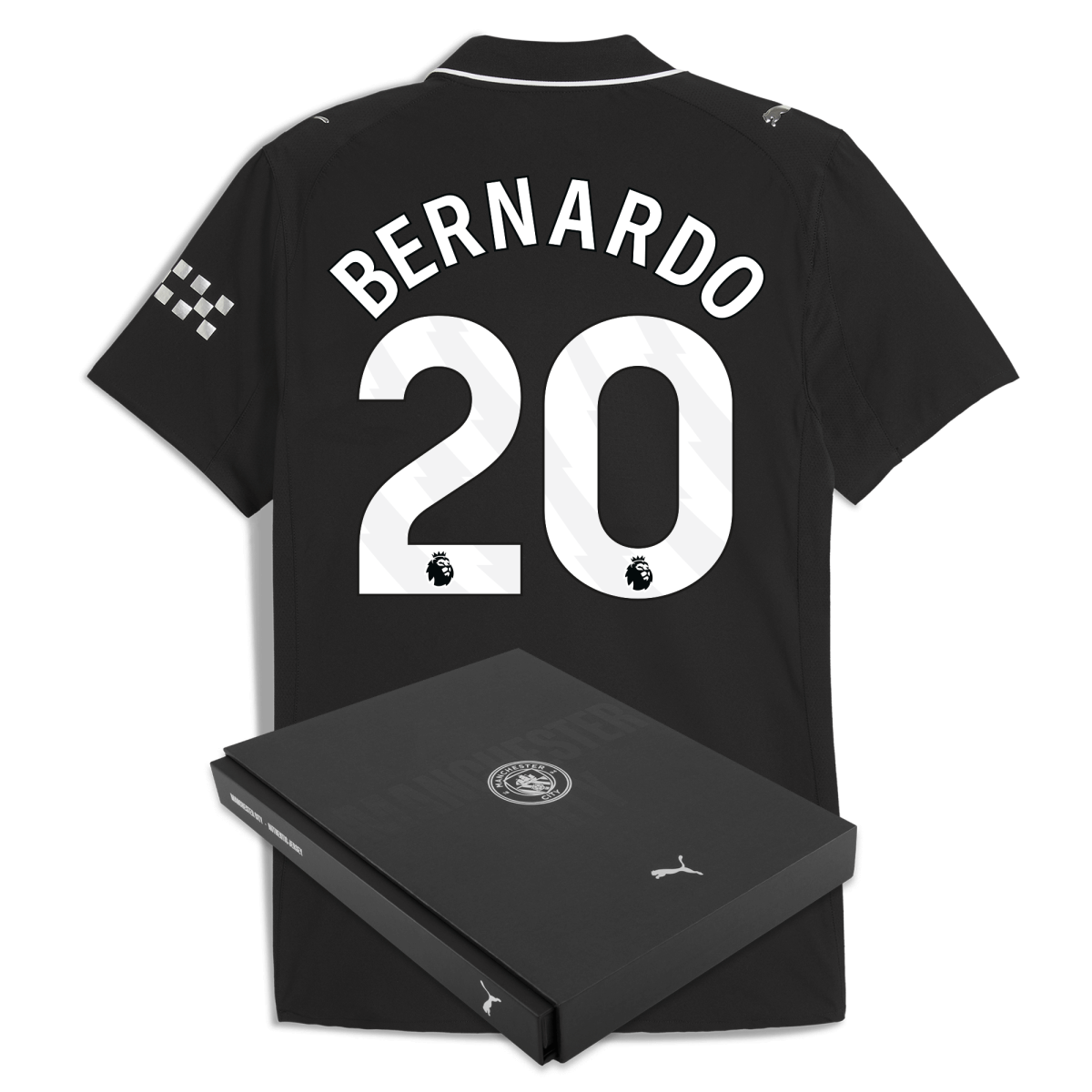 Manchester City manchester city away authentic jersey 202526 with bernardo 20 printing in gift box Collection - ManchesterCitystore.com