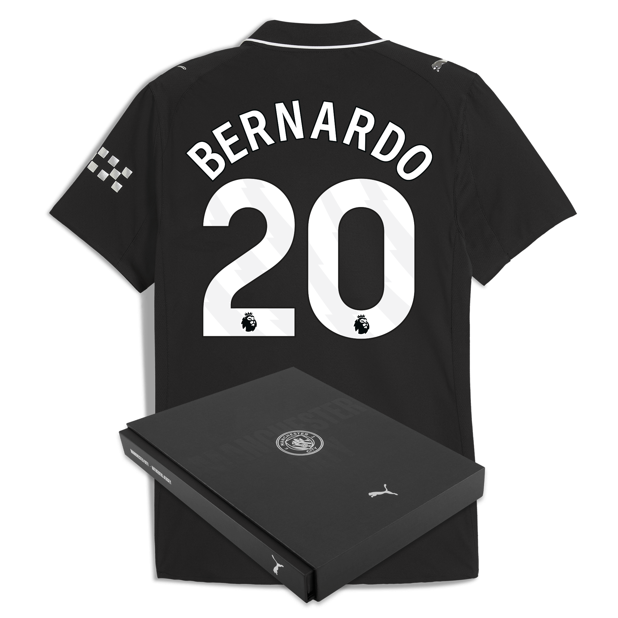 Manchester City manchester city away authentic jersey 202526 with bernardo 20 printing in gift box Collection - ManchesterCitystore.com