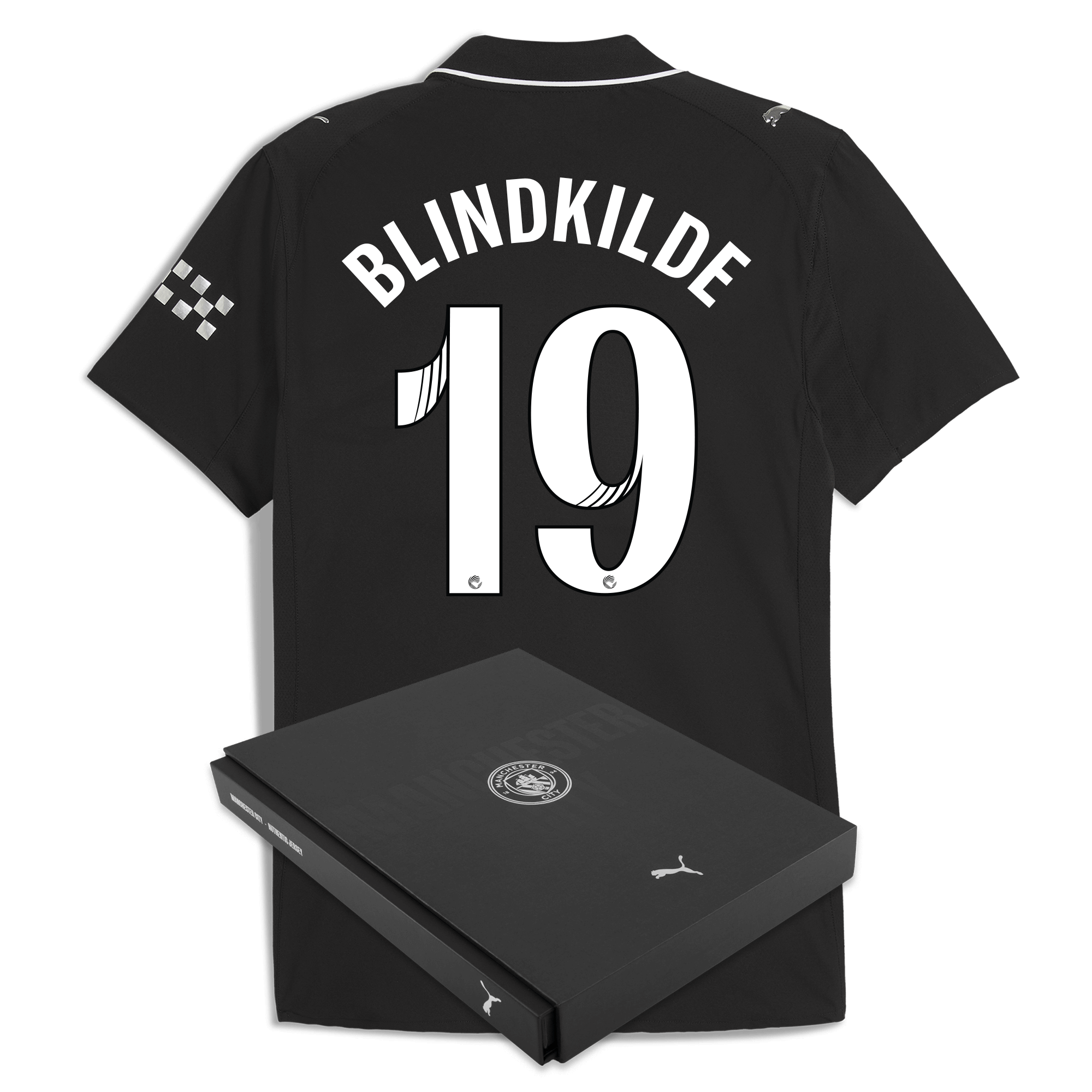 Manchester City manchester city away authentic jersey 202526 with blindkilde 19 printing in gift box Collection - ManchesterCitystore.com