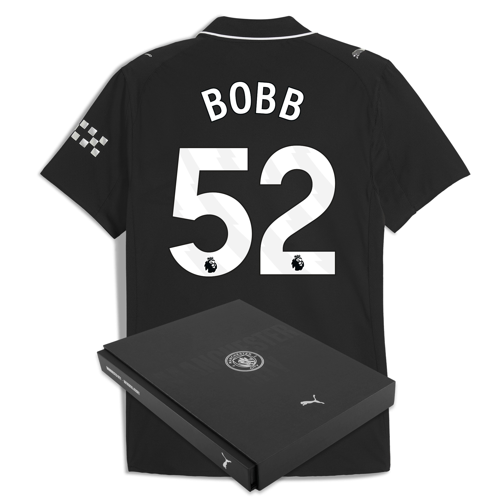 Manchester City manchester city away authentic jersey 202526 with bobb 52 printing in gift box Collection - ManchesterCitystore.com