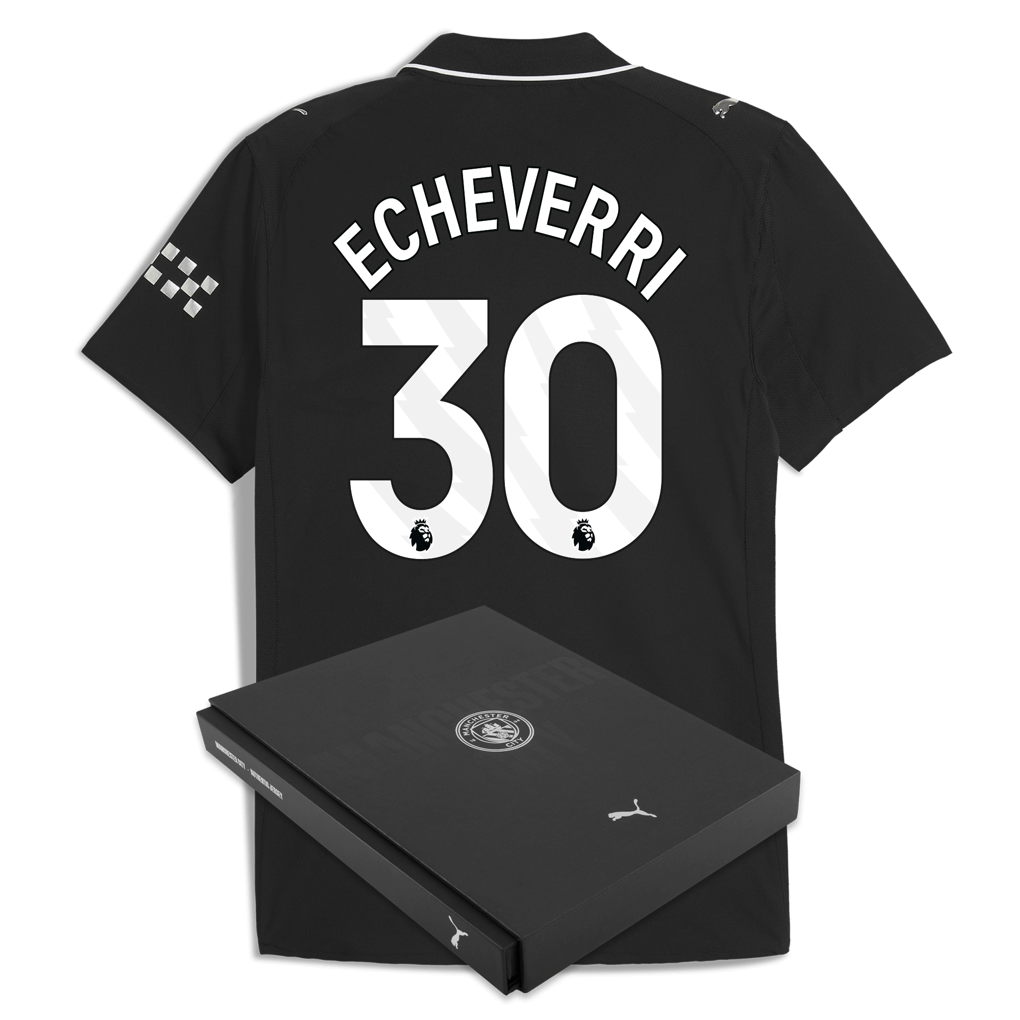 Manchester City manchester city away authentic jersey 202526 with echeverri 30 printing in gift box Collection - ManchesterCitystore.com
