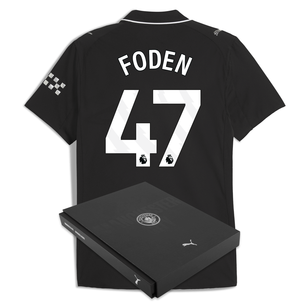 Manchester City manchester city away authentic jersey 202526 with foden 47 printing in gift box Collection - ManchesterCitystore.com