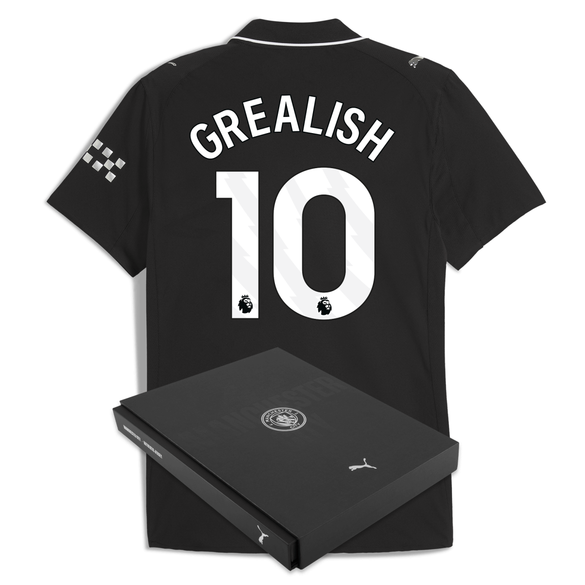 Manchester City manchester city away authentic jersey 202526 with grealish 10 printing in gift box Collection - ManchesterCitystore.com
