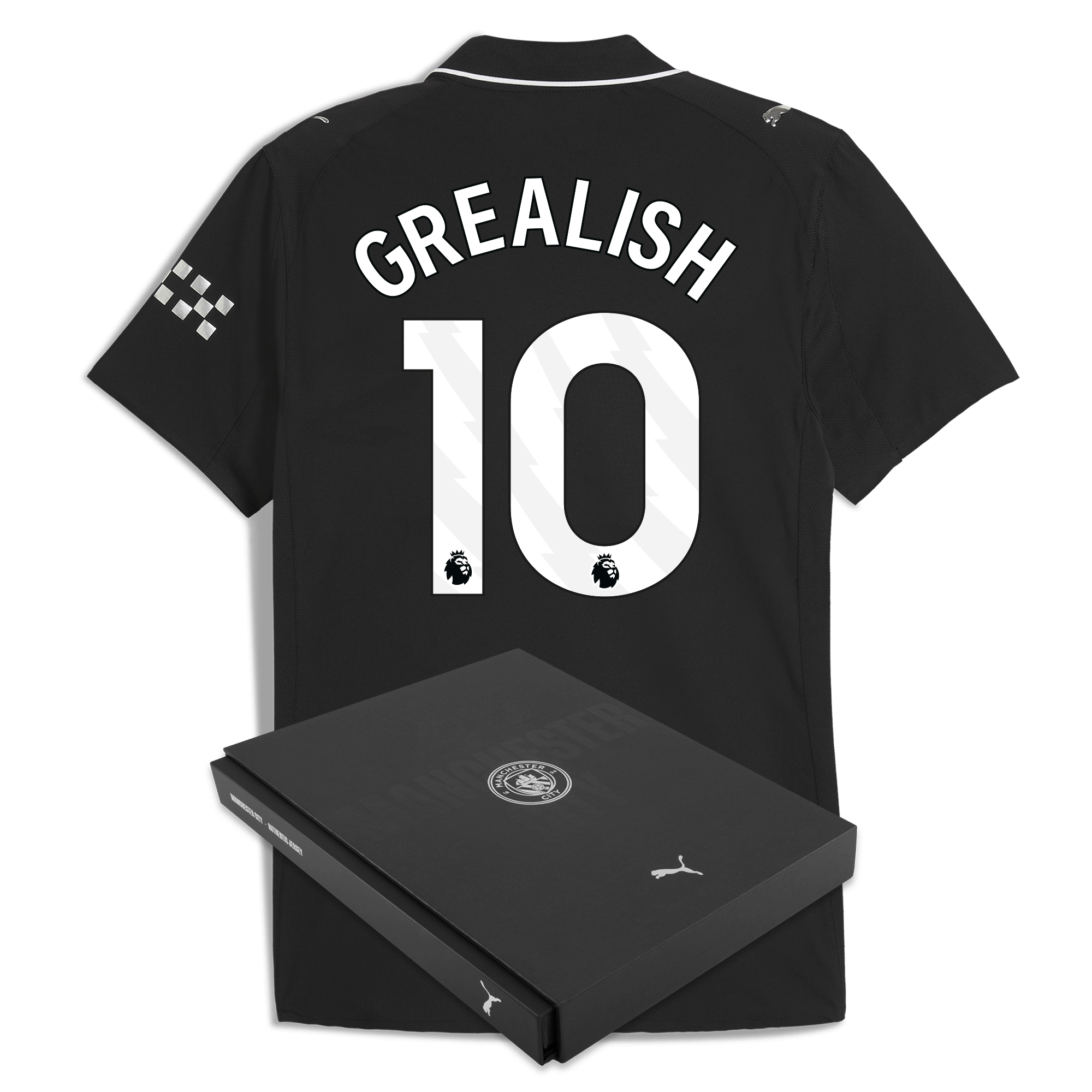 Manchester City manchester city away authentic jersey 202526 with grealish 10 printing in gift box Collection - ManchesterCitystore.com