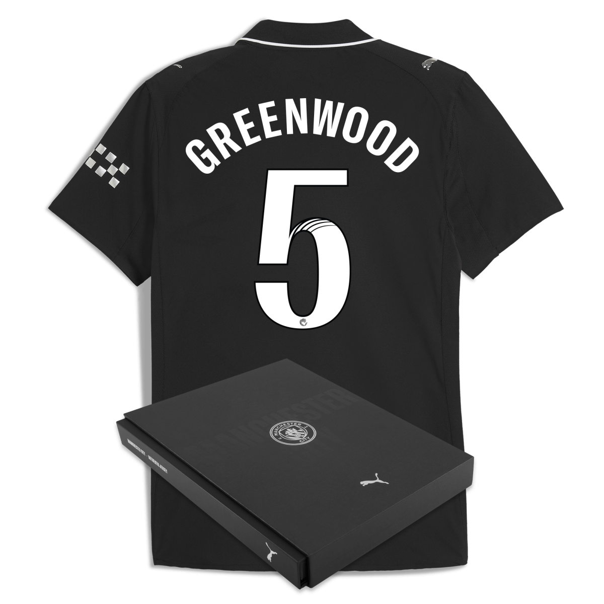 Manchester City manchester city away authentic jersey 202526 with greenwood 5 printing in gift box Collection - ManchesterCitystore.com