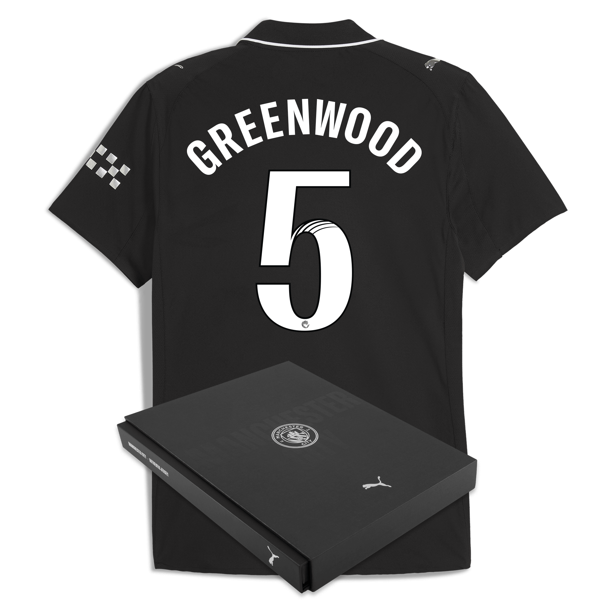 Manchester City manchester city away authentic jersey 202526 with greenwood 5 printing in gift box Collection - ManchesterCitystore.com