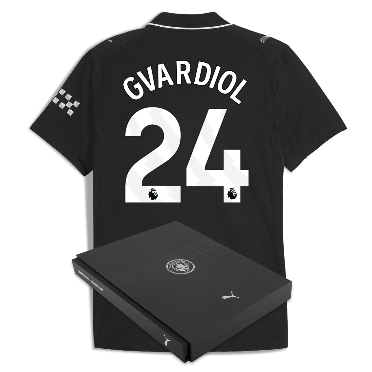 Manchester City manchester city away authentic jersey 202526 with gvardiol 24 printing in gift box Collection - ManchesterCitystore.com