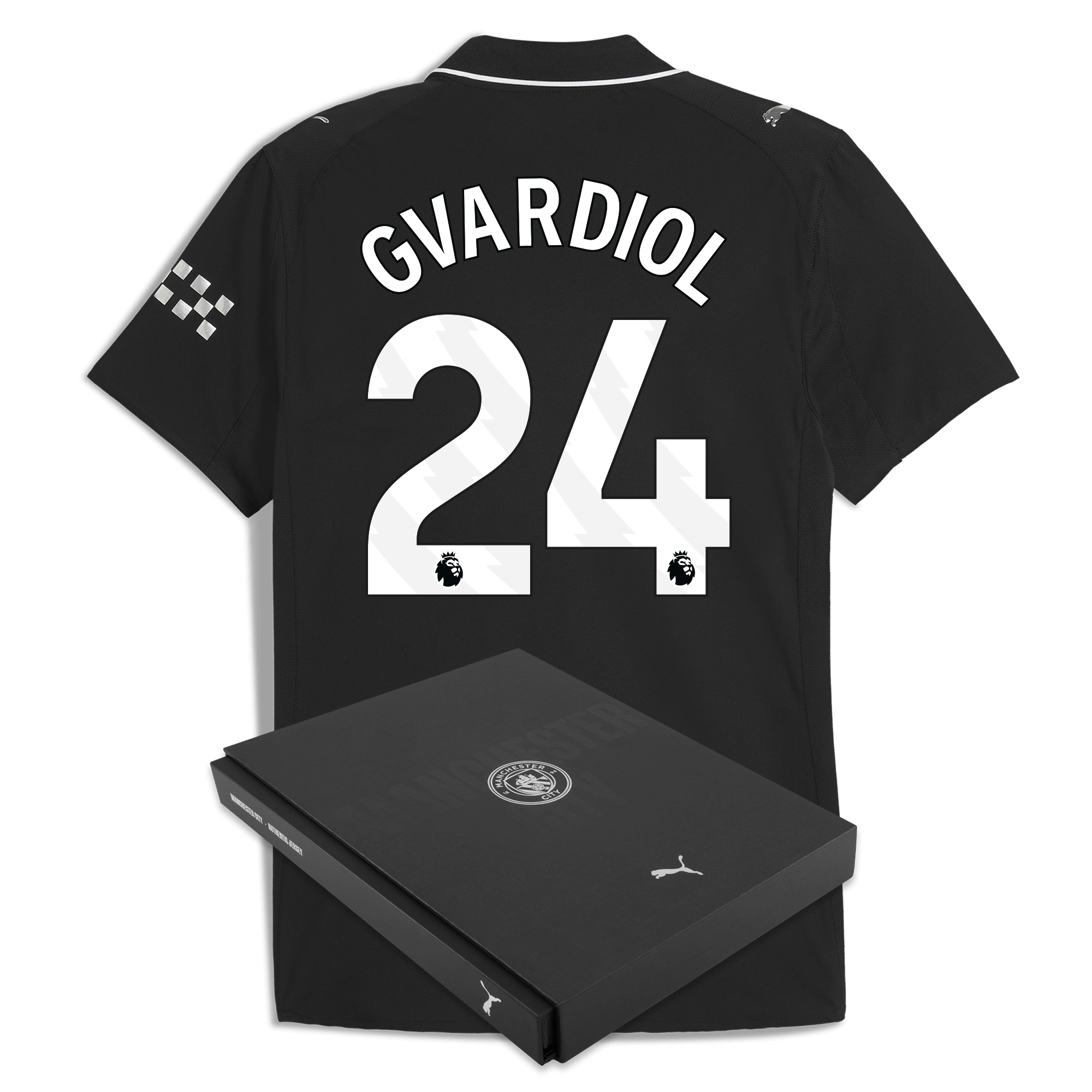 Manchester City manchester city away authentic jersey 202526 with gvardiol 24 printing in gift box Collection - ManchesterCitystore.com