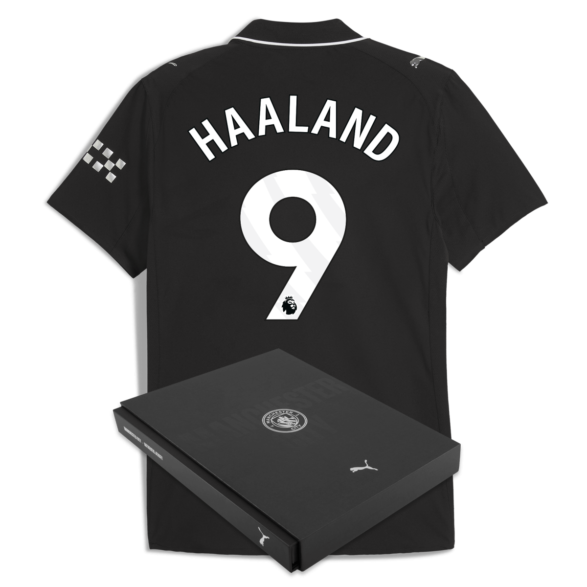 Manchester City manchester city away authentic jersey 202526 with haaland 9 printing in gift box Collection - ManchesterCitystore.com
