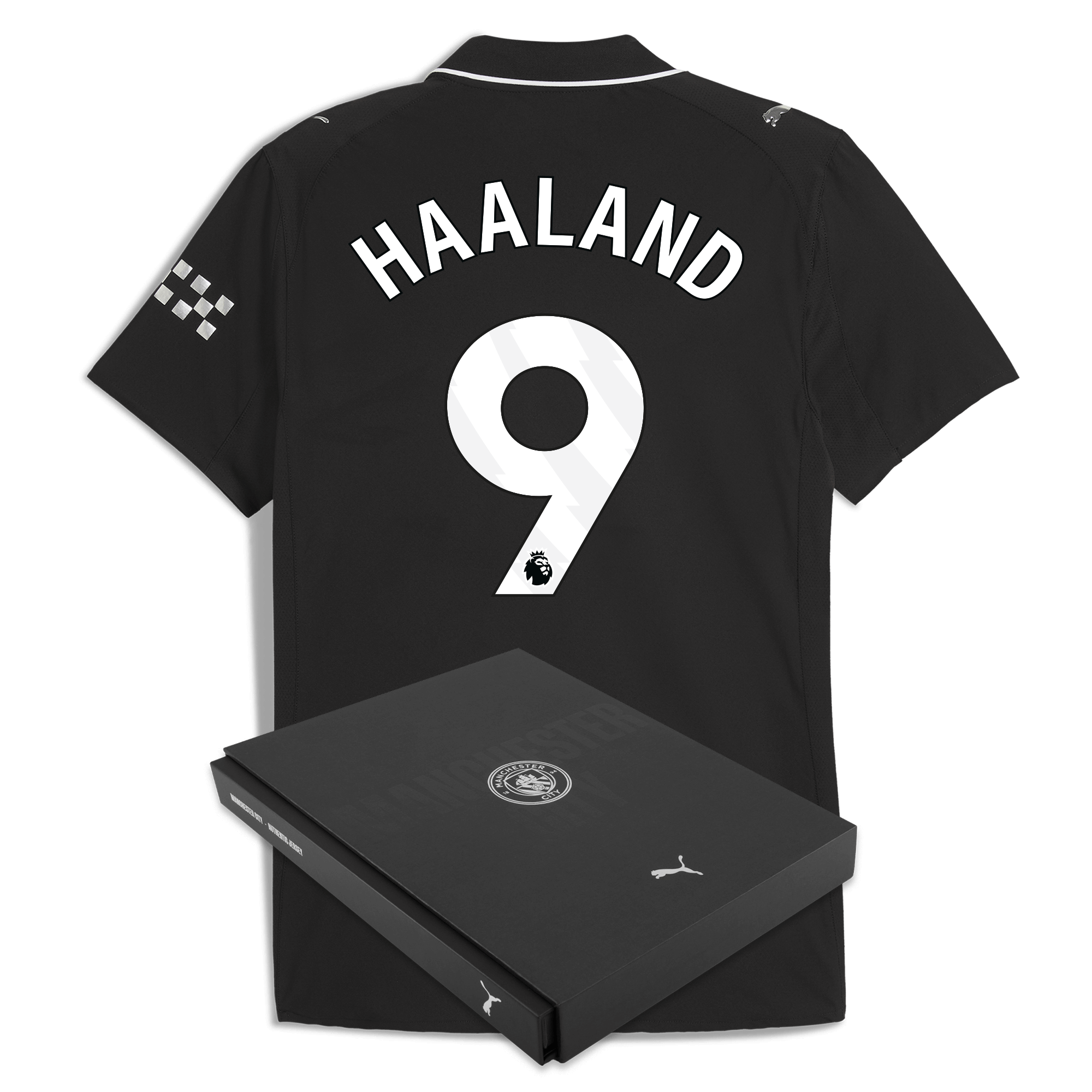 Manchester City manchester city away authentic jersey 202526 with haaland 9 printing in gift box Collection - ManchesterCitystore.com