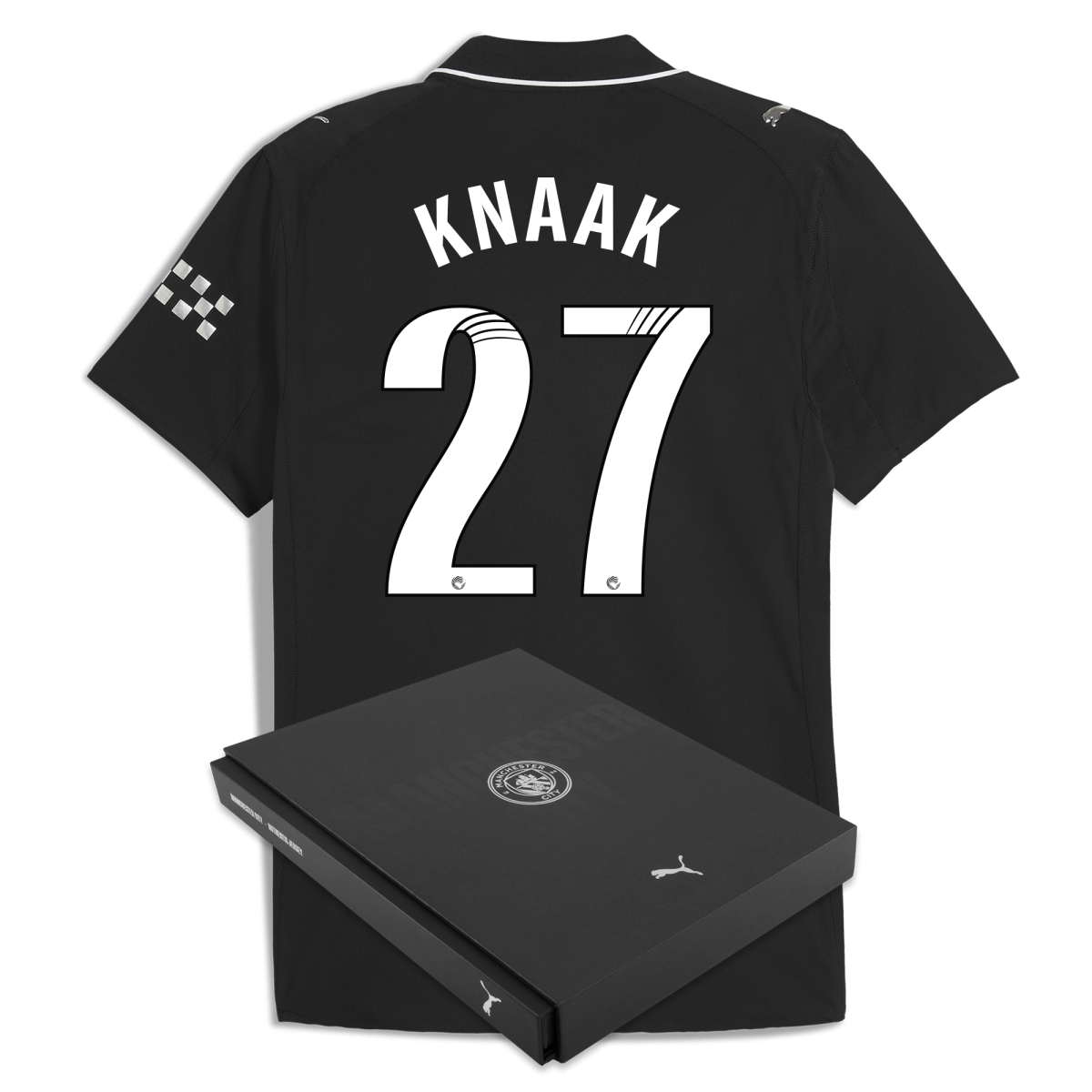 Manchester City manchester city away authentic jersey 202526 with knaak 27 printing in gift box Collection - ManchesterCitystore.com
