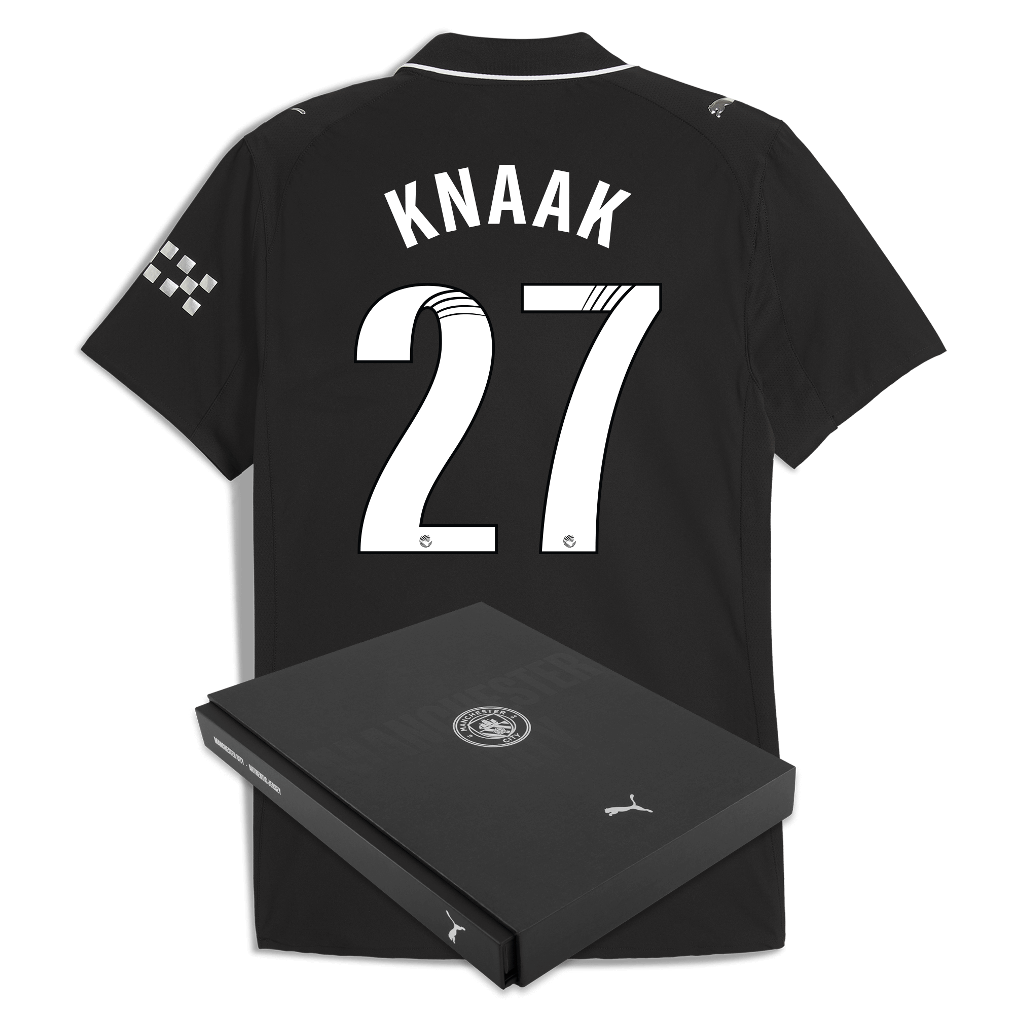 Manchester City manchester city away authentic jersey 202526 with knaak 27 printing in gift box Collection - ManchesterCitystore.com