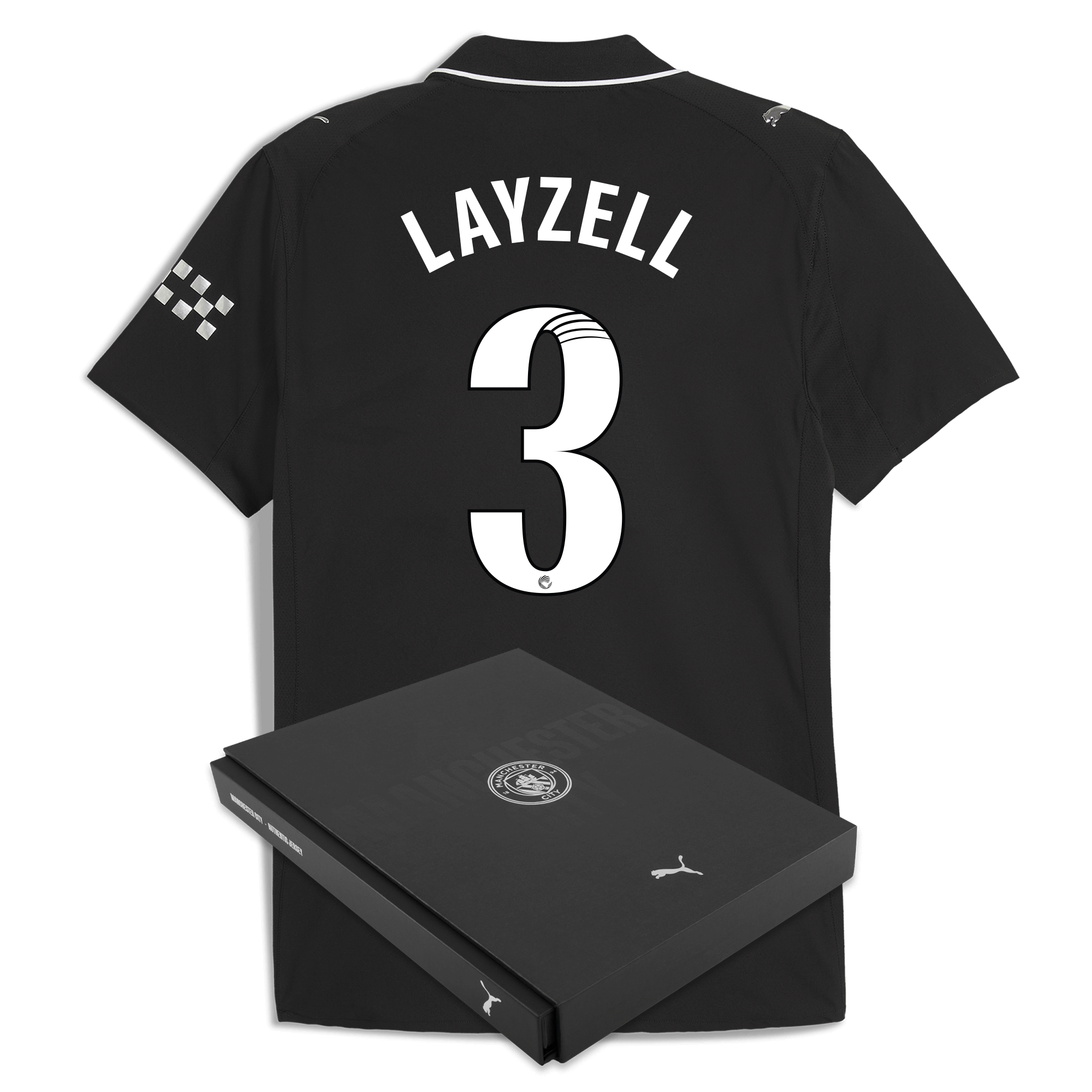 Manchester City manchester city away authentic jersey 202526 with layzell 3 printing in gift box Collection - ManchesterCitystore.com