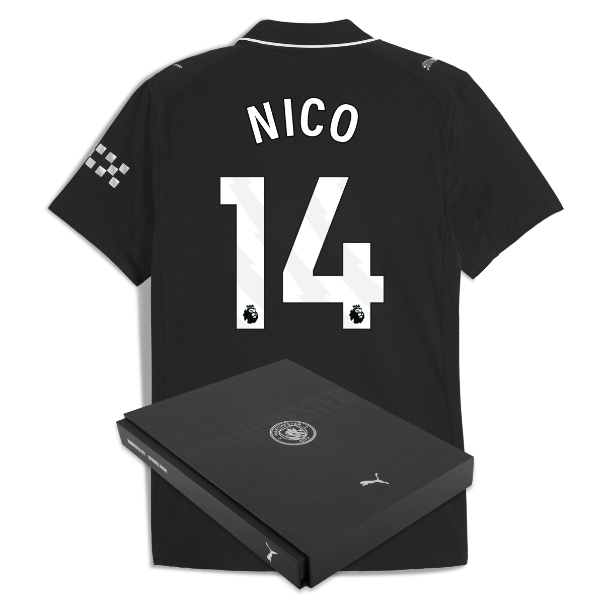 Manchester City manchester city away authentic jersey 202526 with nico 14 printing in gift box Collection - ManchesterCitystore.com