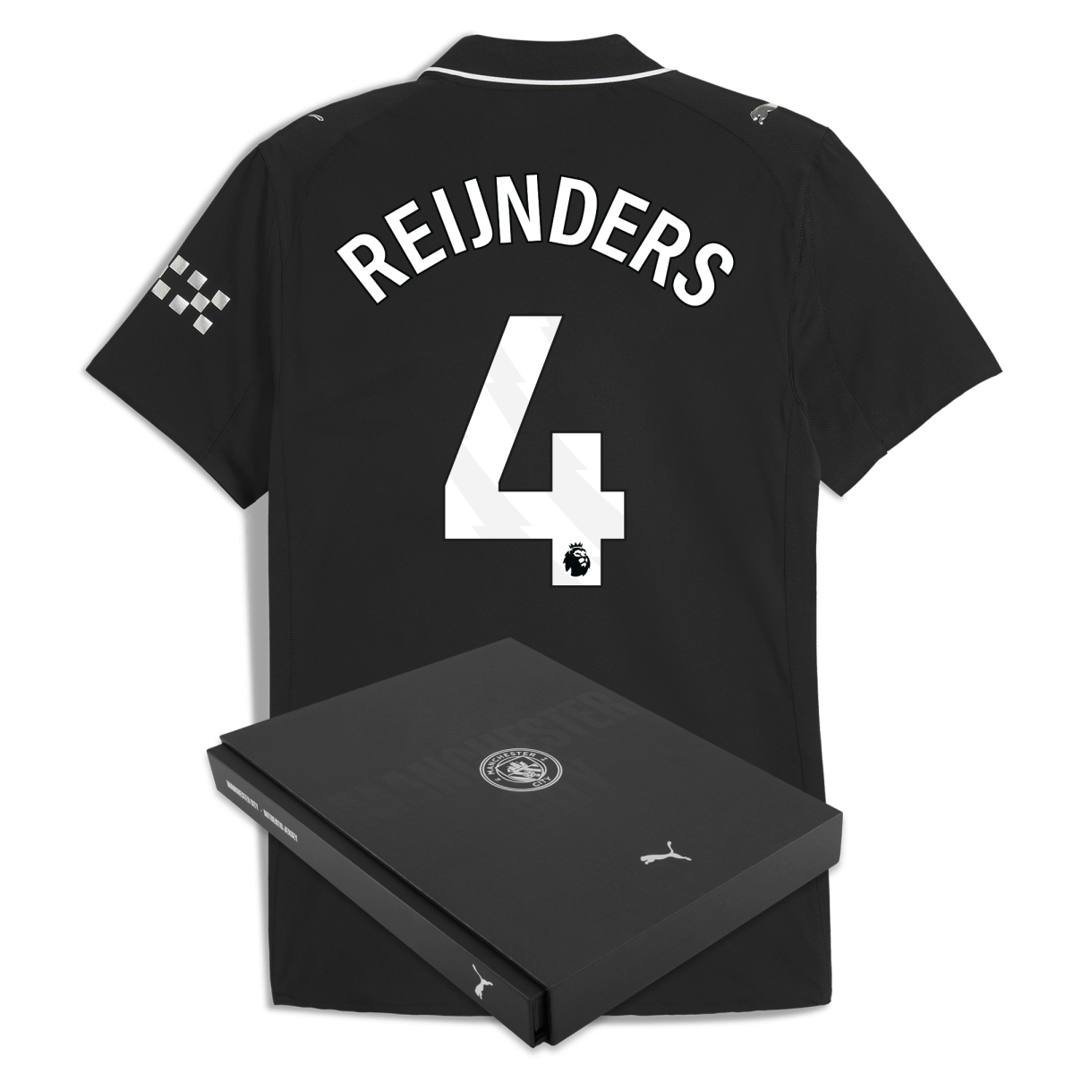 Manchester City manchester city away authentic jersey 202526 with reijnders 4 printing in gift box Collection - ManchesterCitystore.com