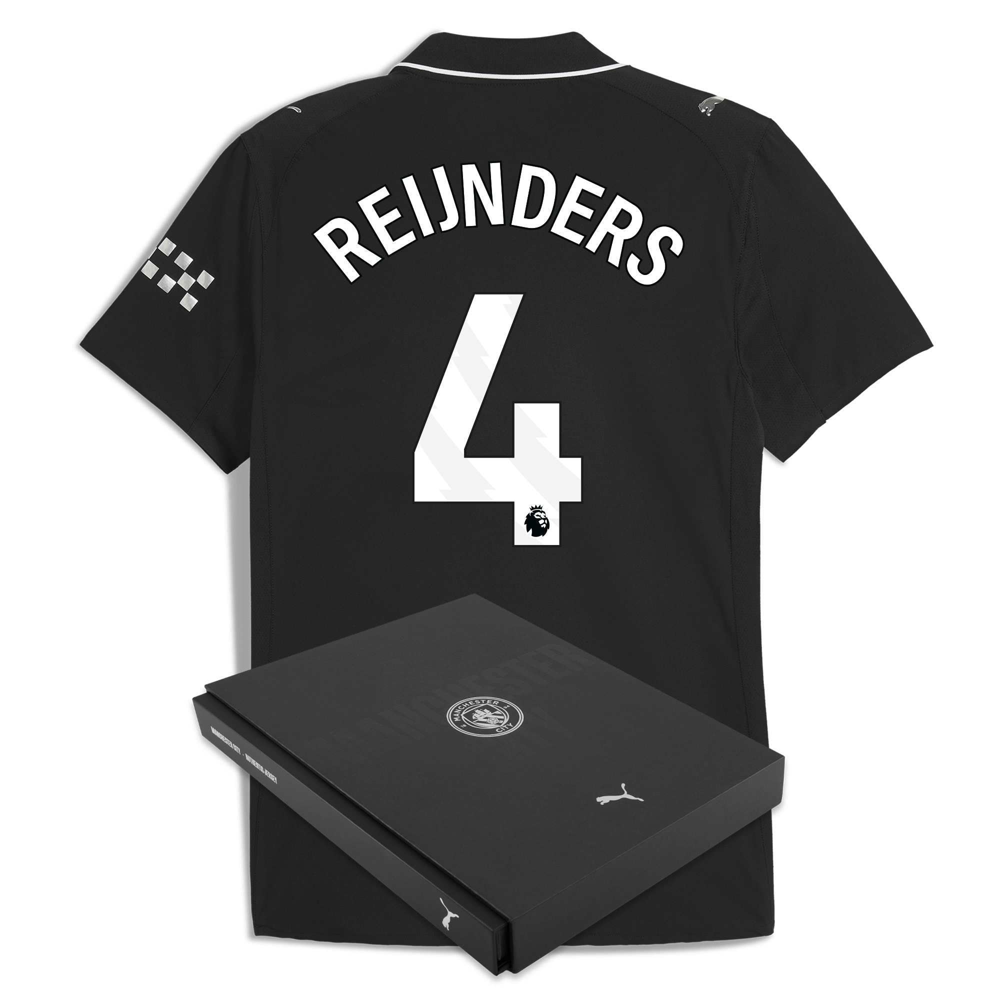 Manchester City manchester city away authentic jersey 202526 with reijnders 4 printing in gift box Collection - ManchesterCitystore.com