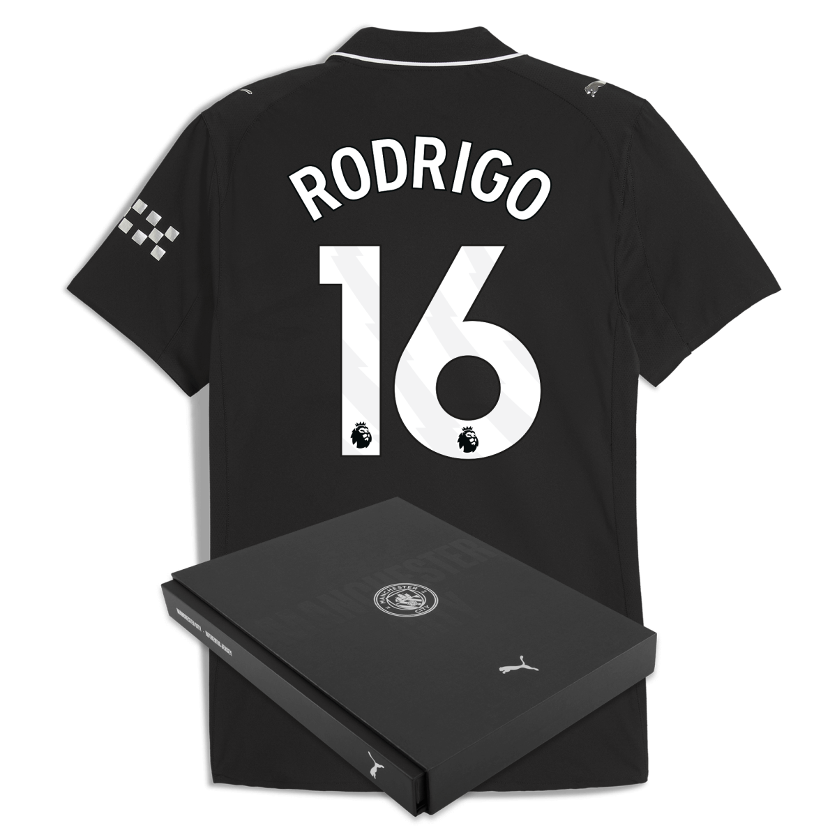 Manchester City manchester city away authentic jersey 202526 with rodrigo 16 printing in gift box Collection - ManchesterCitystore.com