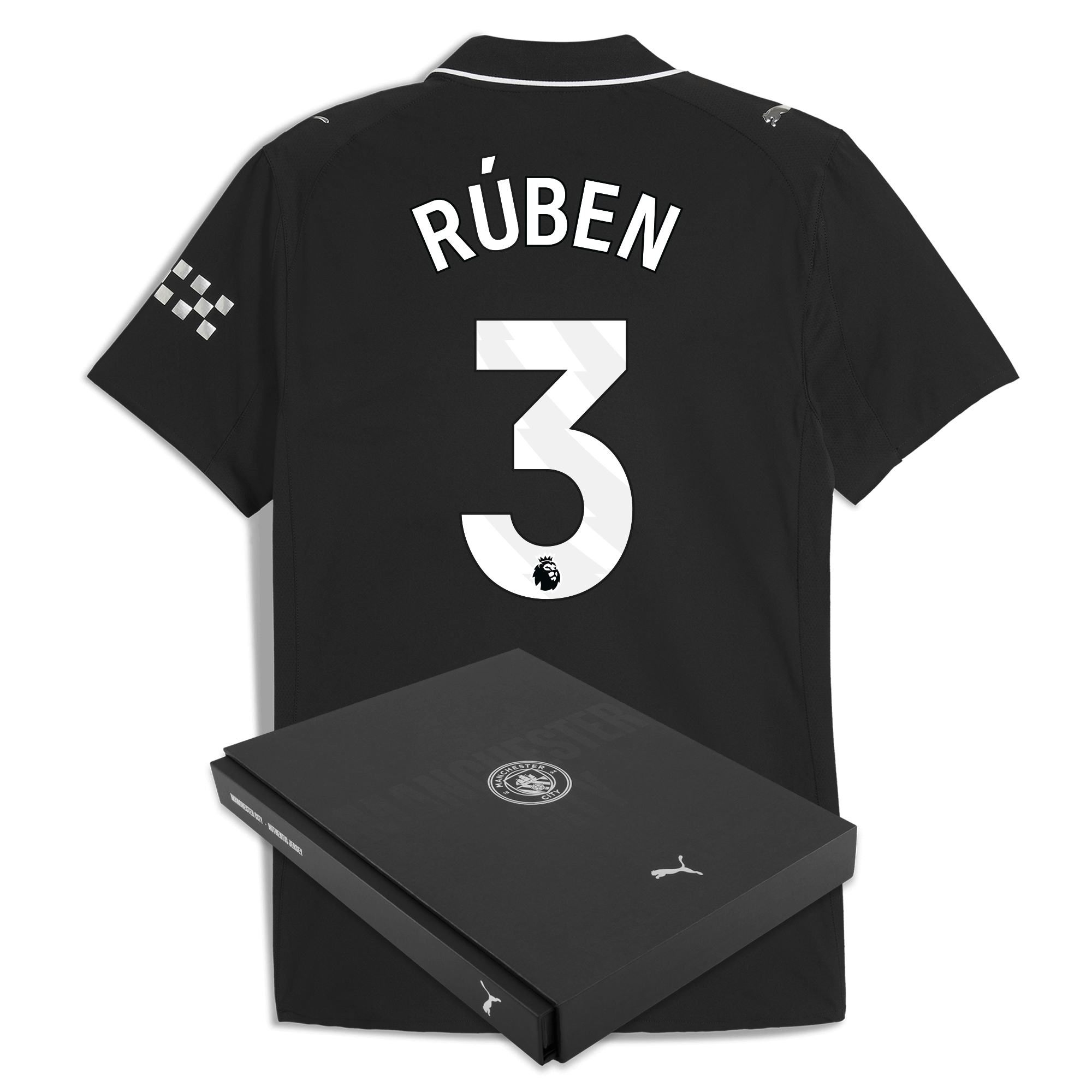 Manchester City manchester city away authentic jersey 202526 with ruben 3 printing in gift box Collection - ManchesterCitystore.com