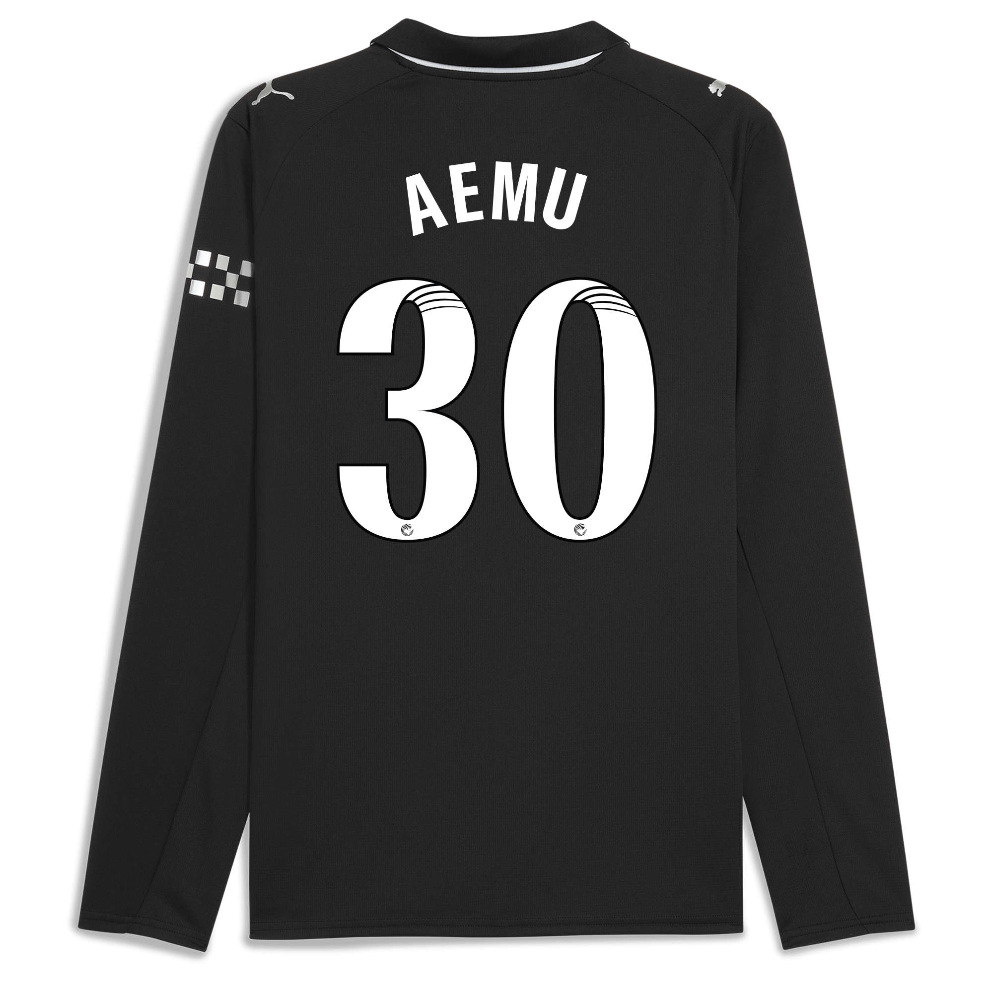 Manchester City manchester city away jersey 202526 long sleeve with aemu 30 printing Collection - ManchesterCitystore.com