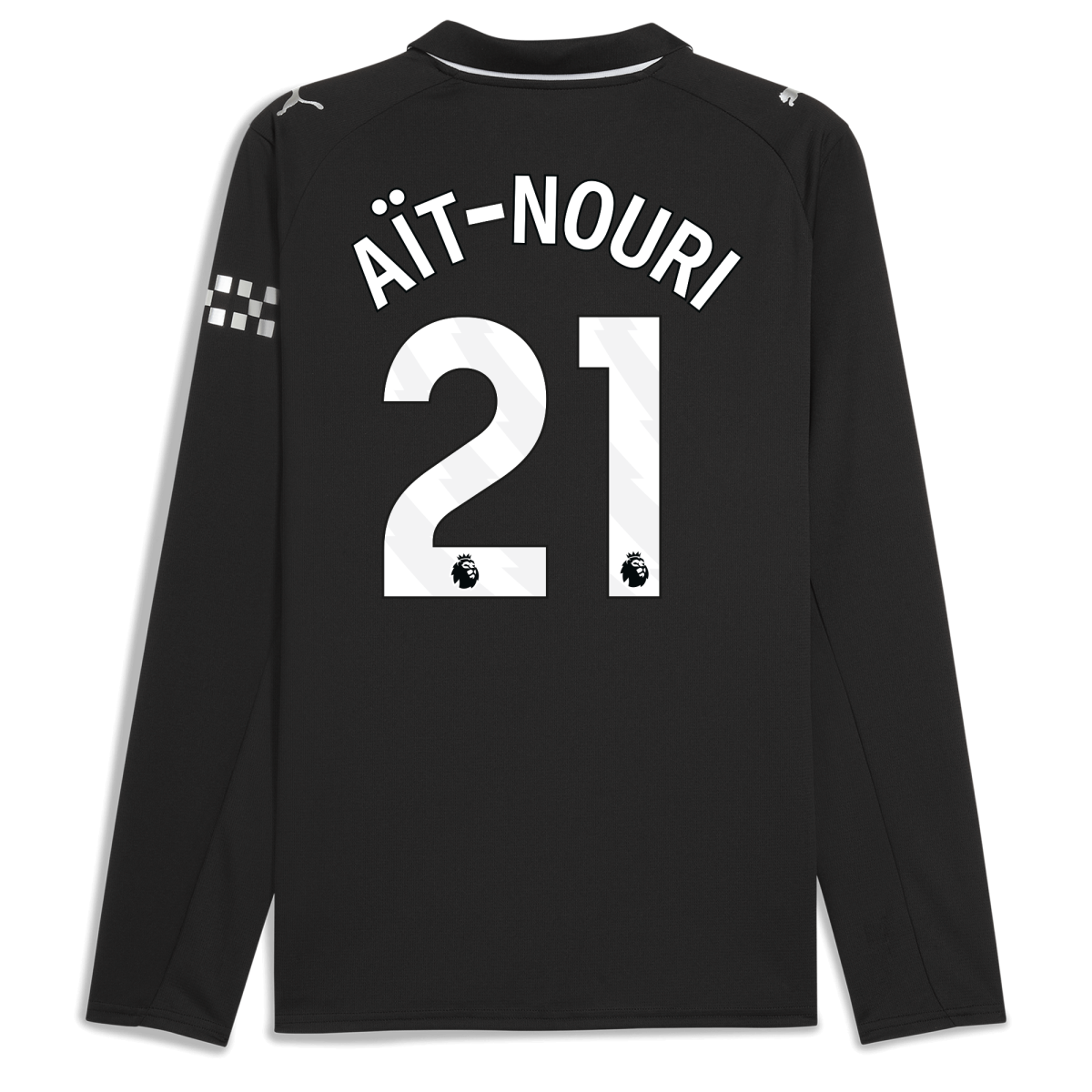 Manchester City manchester city away jersey 202526 long sleeve with ait-nouri 21 printing Collection - ManchesterCitystore.com